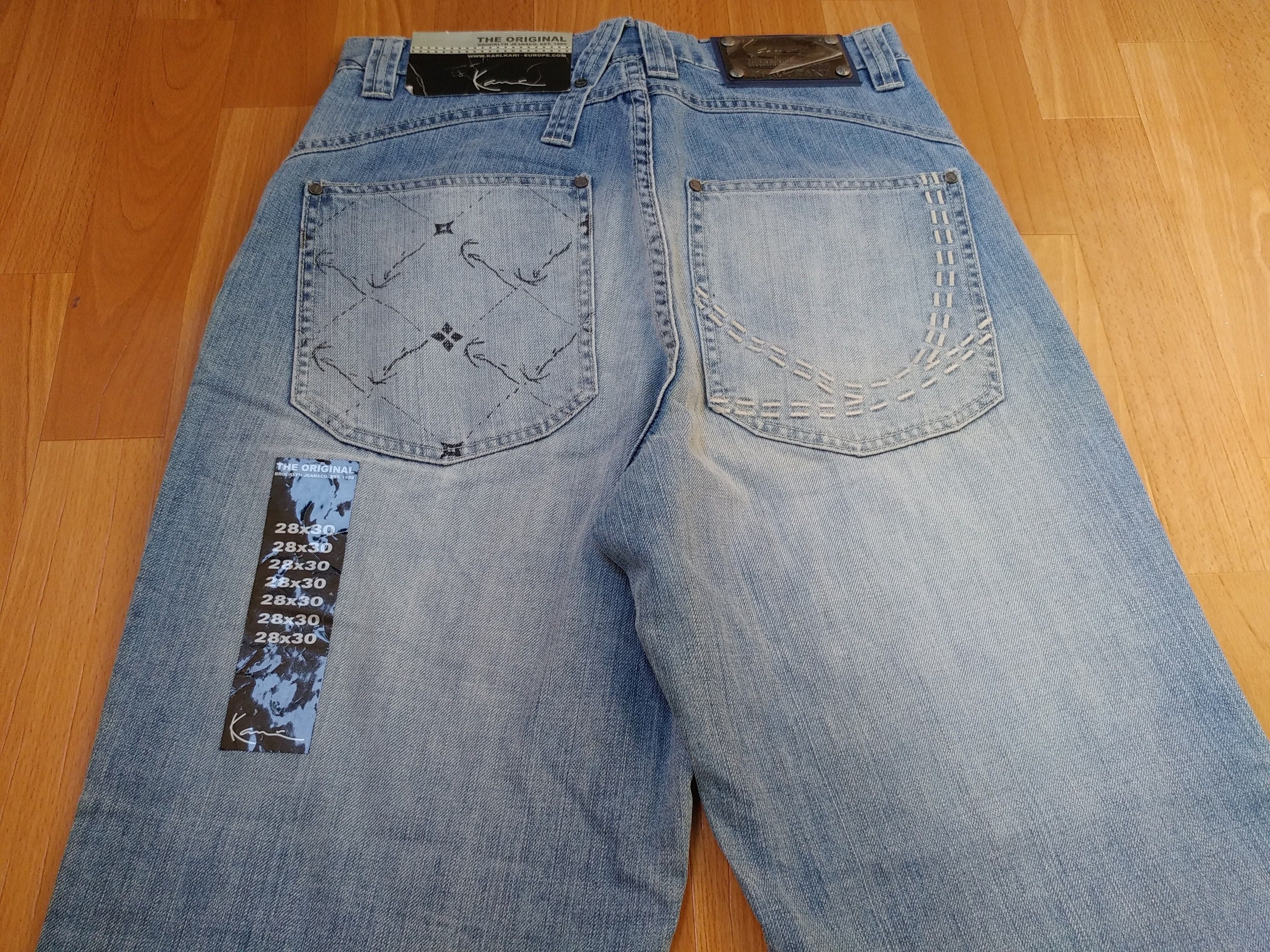 Karl Kani KARL KANI jeans, baggy, vintage Kani jeans, 90s hip hop W 28 Size US 28 / EU 44 - 6 Thumbnail