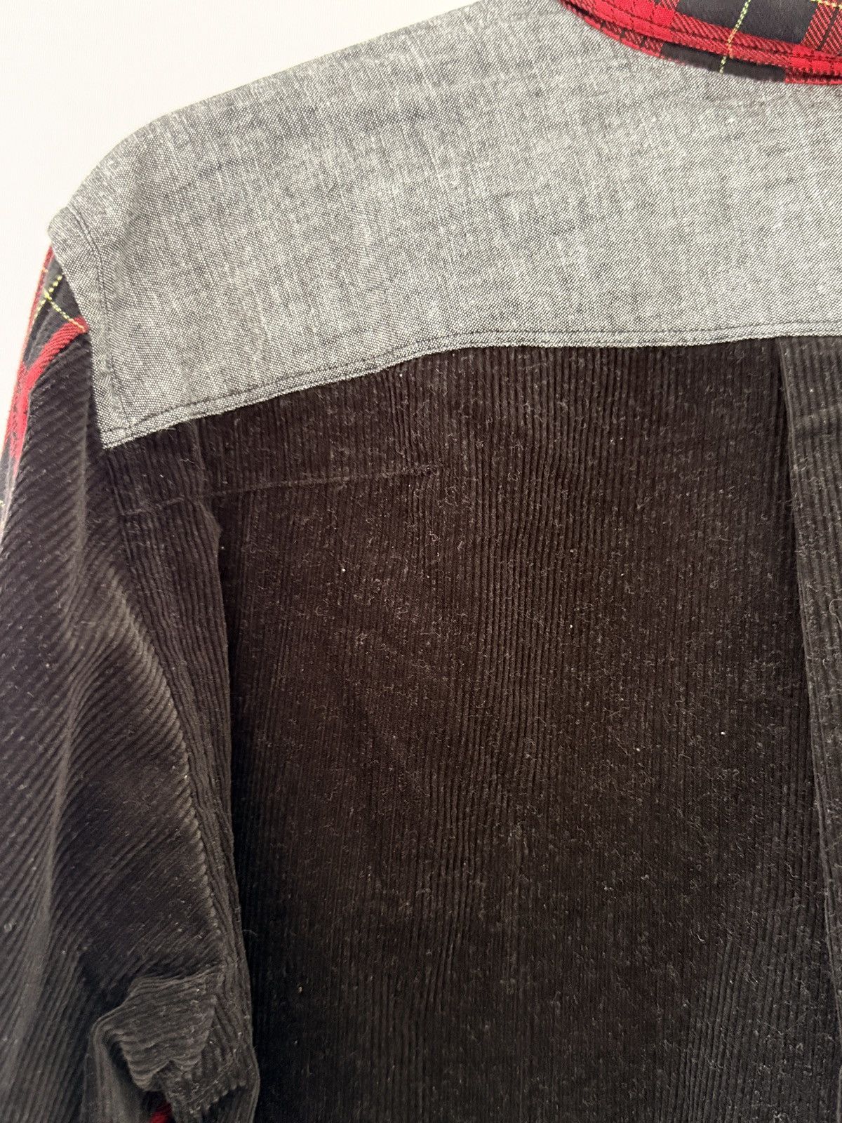 Junya Watanabe Junya Watanabe MAN Multi-Fabric Patchwork Shirt — AW2010/11 Size US M / EU 48-50 / 2 - 3 Thumbnail
