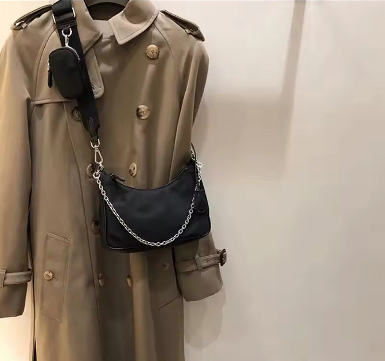 Japanese Brand × Vintage Casual Nylon Shoulder Hobo Bags Size ONE SIZE - 5 Thumbnail