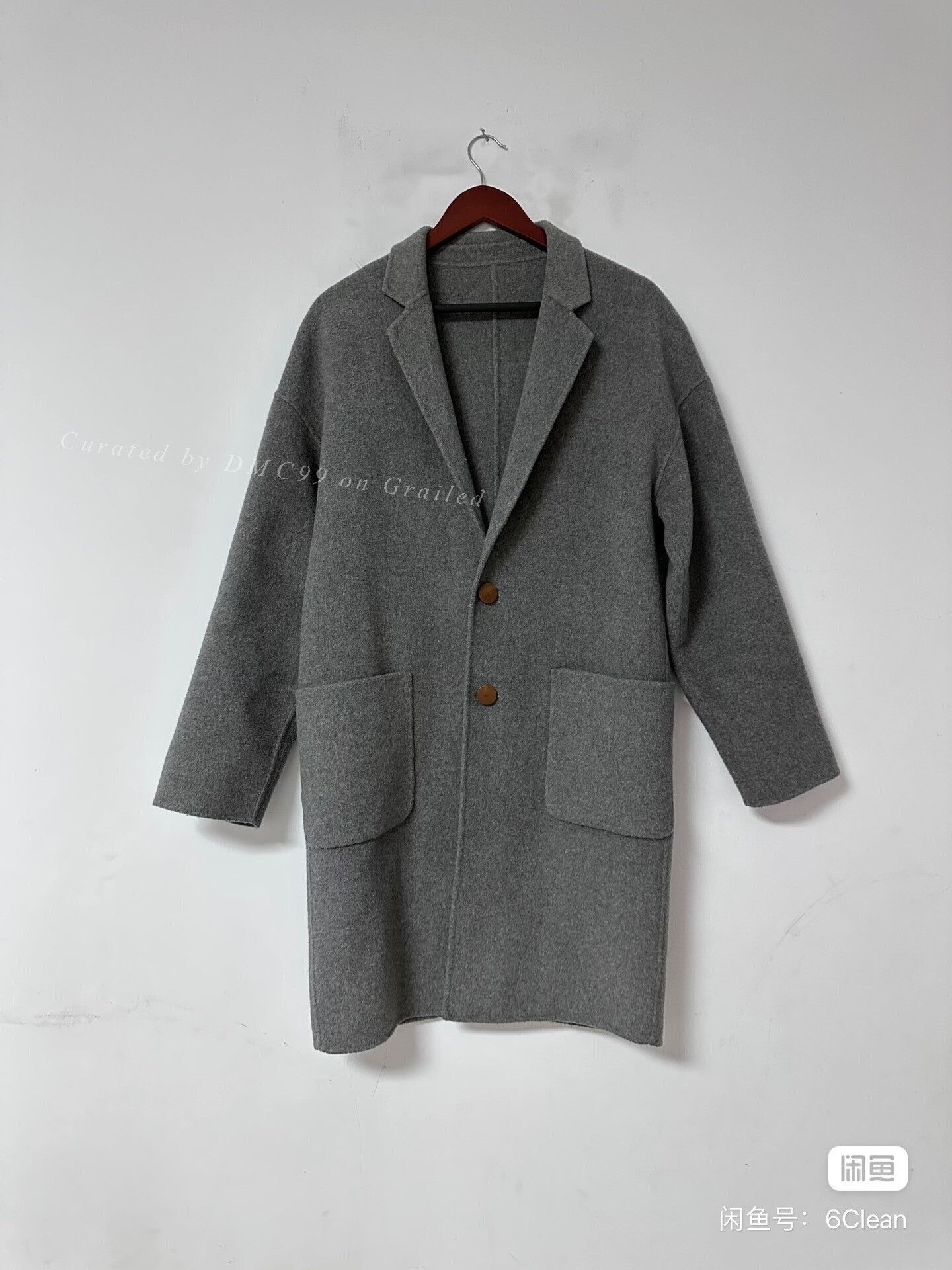 Vintage Vintage Gray Pure Wool Coat Size US M / EU 48-50 / 2 - 1 Thumbnail