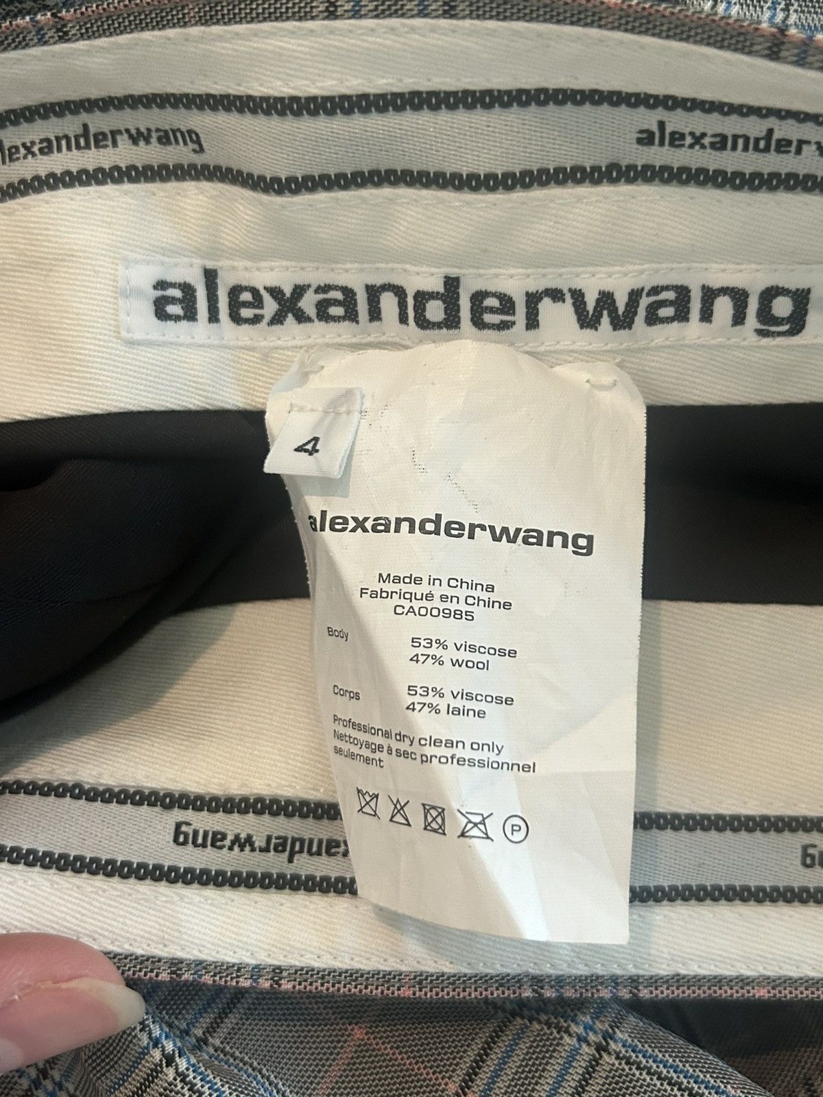 Alexander Wang NWT! Belted Sleeve Cropped Trousers Size 28" / US 6 / IT 42 - 5 Thumbnail