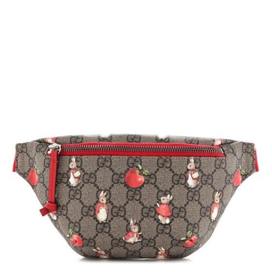 Gucci GUCCI X PETER RABBIT GG Supreme Monogram Rabbit Belt Bag Size ONE SIZE - 1 Thumbnail