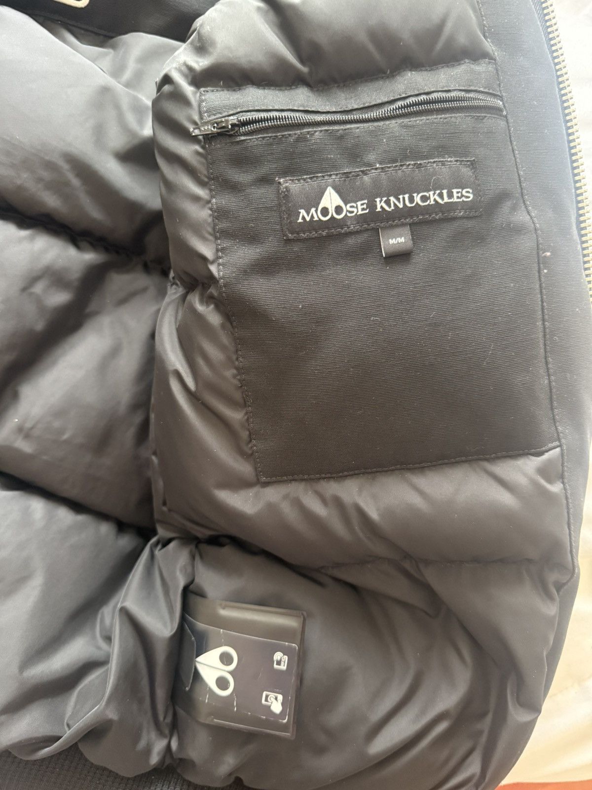 Moose Knuckles ORIGINAL BALLISTIC SHEARLING TRIM BOMBER JACKET Size US M / EU 48-50 / 2 - 6 Thumbnail