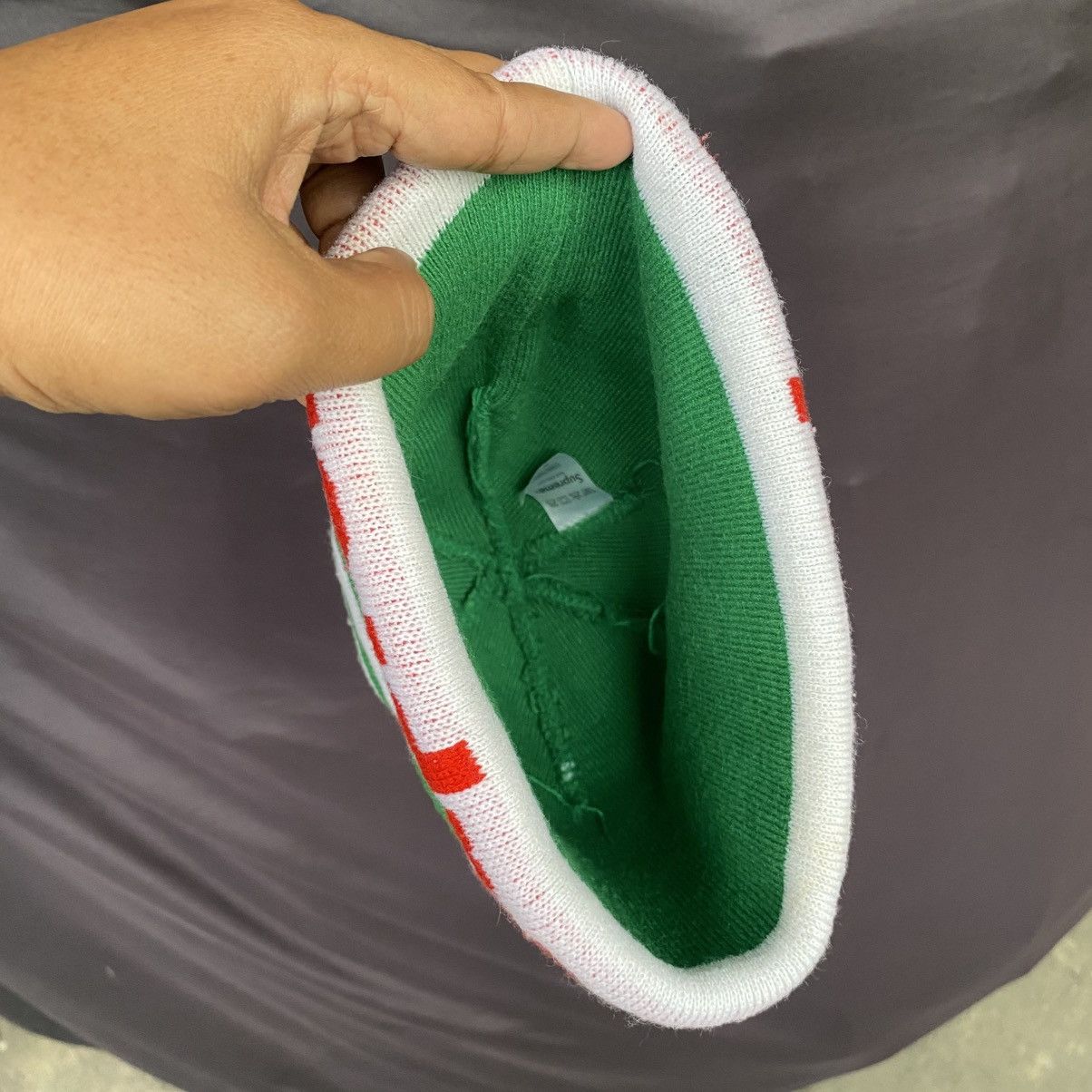 Supreme Supreme alpine pompom green beanie hat Size ONE SIZE - 4 Thumbnail