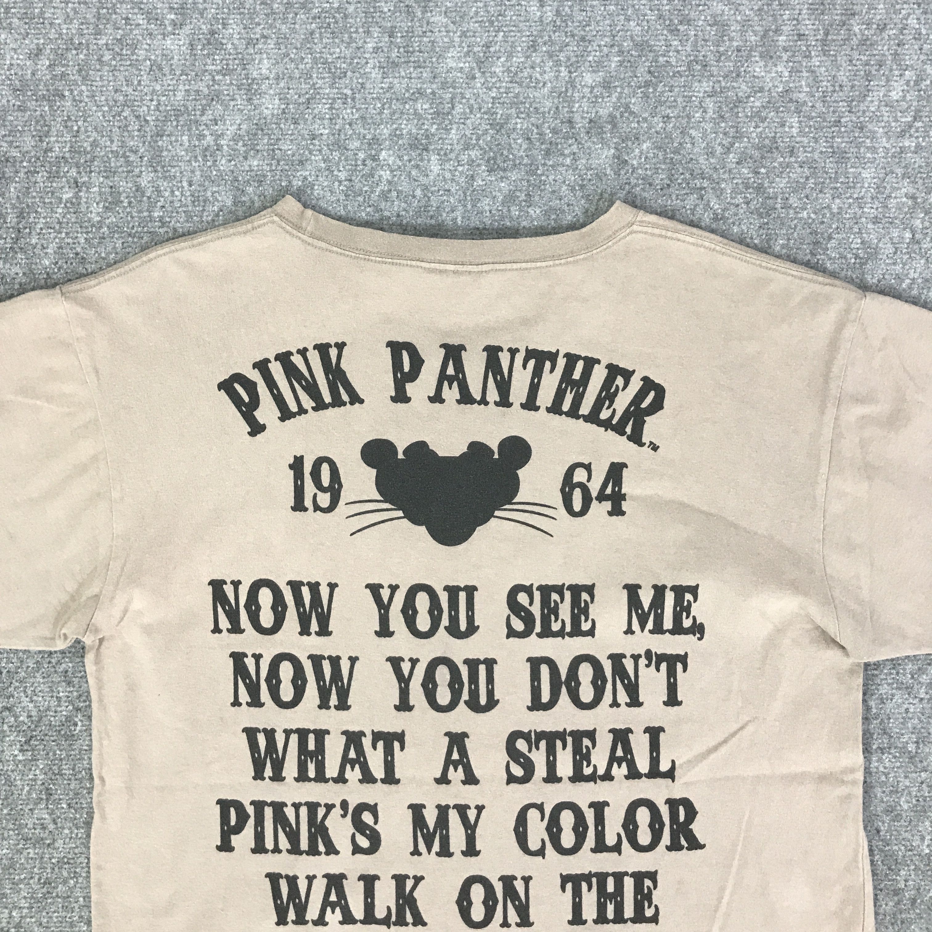 Cartoon Network PINK PANTHER BIG LOGO CARTOON T-SHIRT K93B47 Size US L / EU 52-54 / 3 - 4 Thumbnail