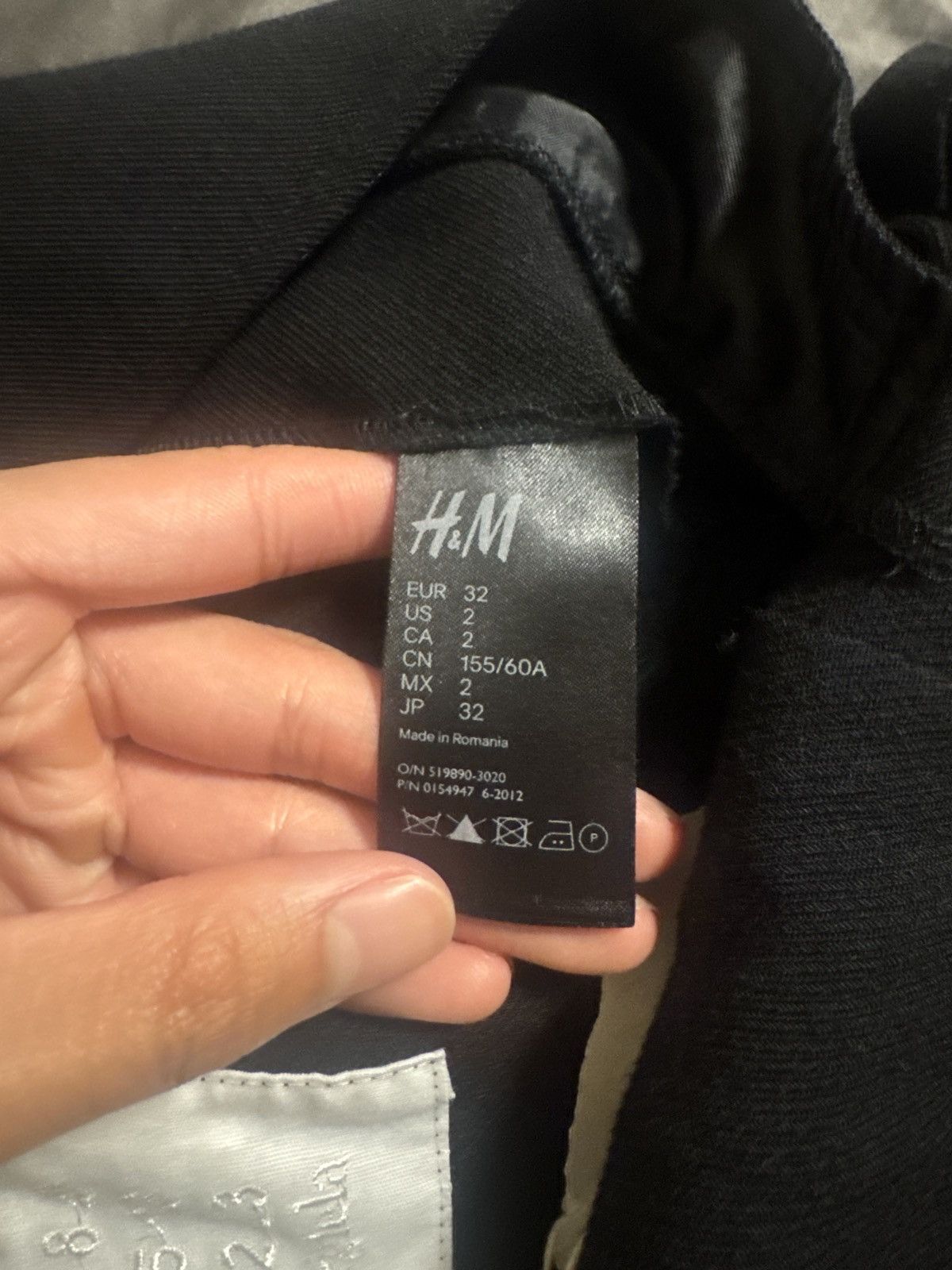 H&M × Maison Margiela Black Zippered Holed Trousers Size US 26 / EU 42 - 5 Thumbnail