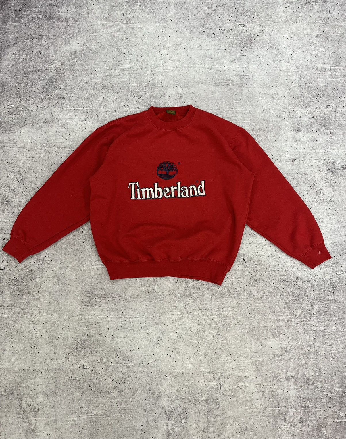 Timberland × Vintage 🩸RARE🩸Vintage Timberland 90s Big Logo Sweatshirt ...