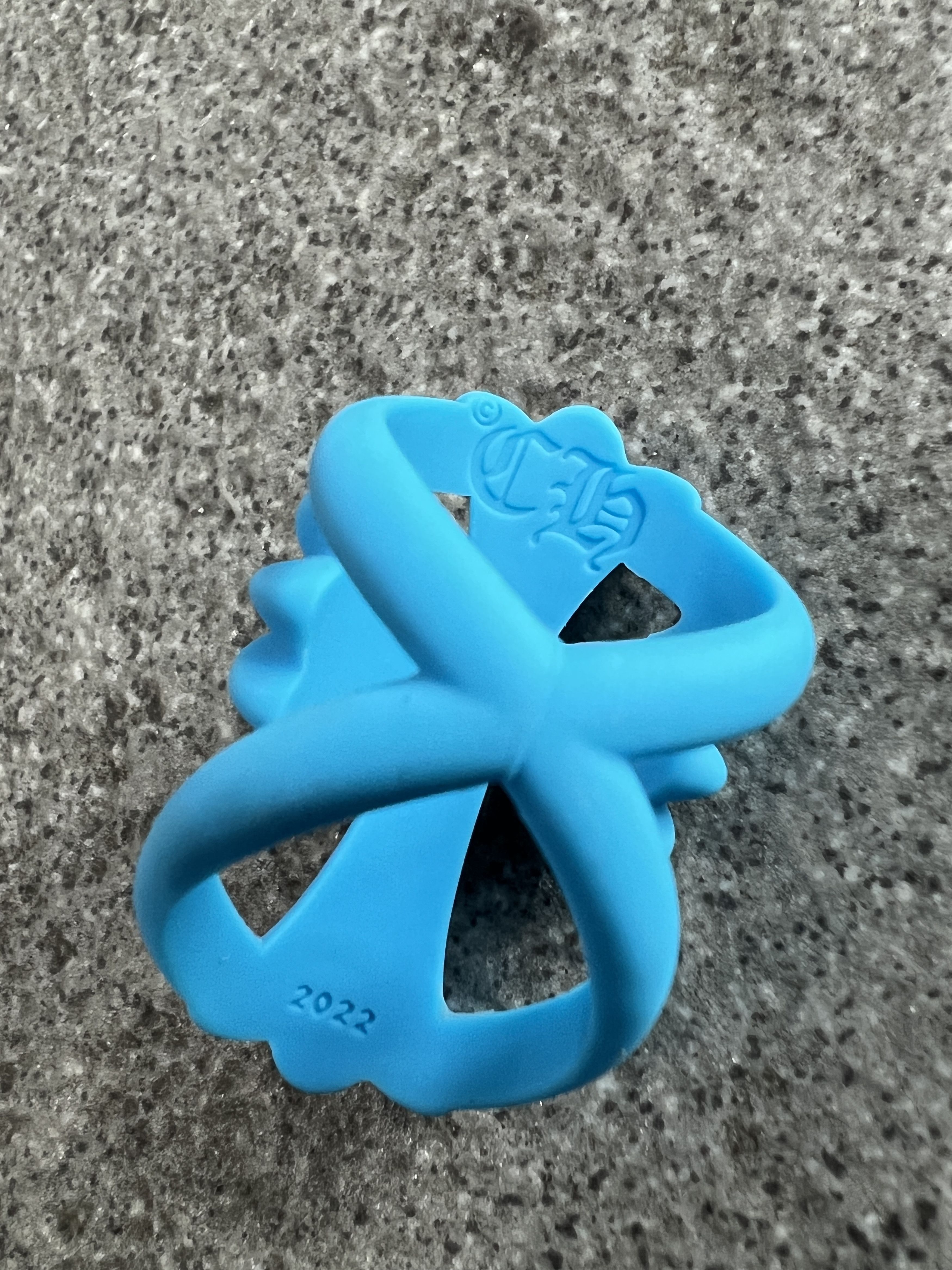 Chrome Hearts Chrome Hearts Rubber Bow Ring Blue 2022 Size ONE SIZE - 4 Thumbnail