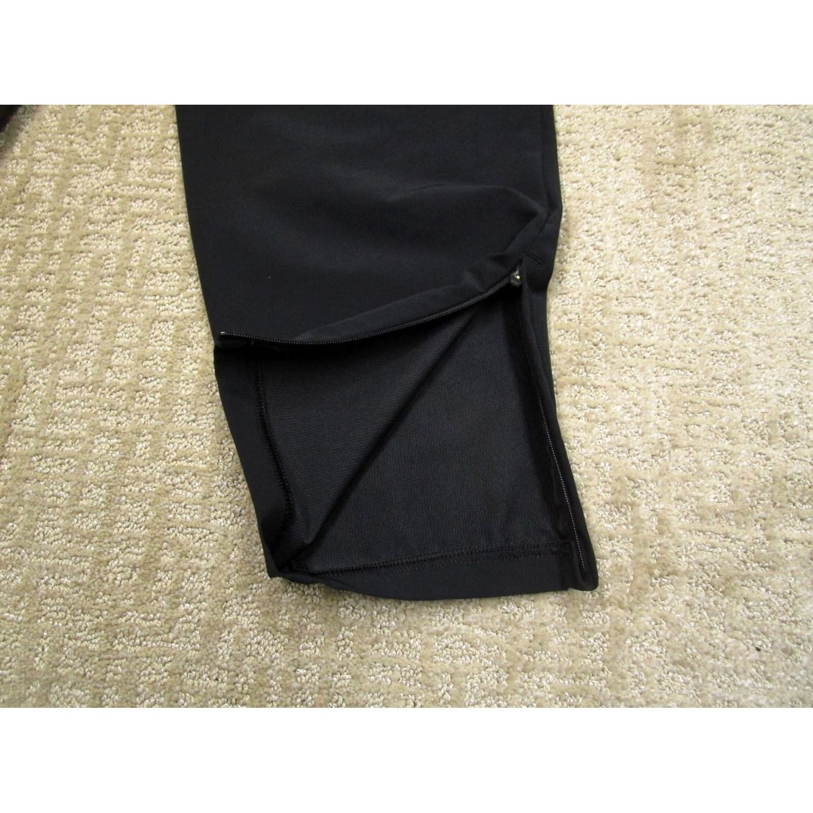 Adidas Adidas Track Pants Women L Black Windbreaker Gym Run Basketball Pockets Loose Fit Size 36" / US 14 / IT 50 - 5 Thumbnail