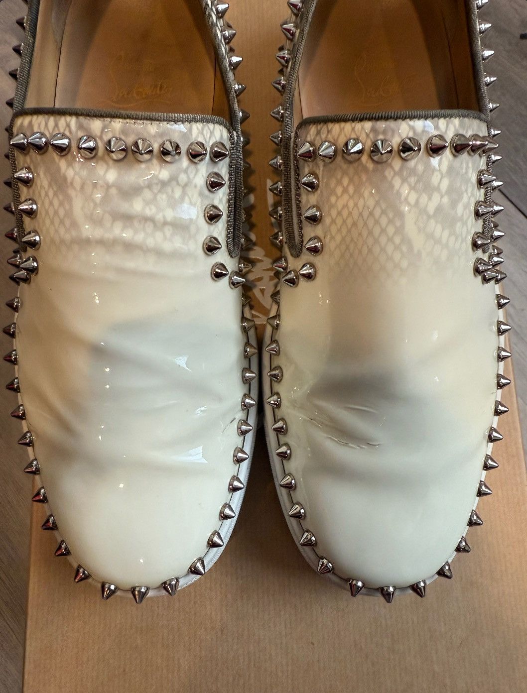 Christian Louboutin Christian Louboutin spike studs Snake Pattern Size US 7 / EU 40 - 5 Thumbnail