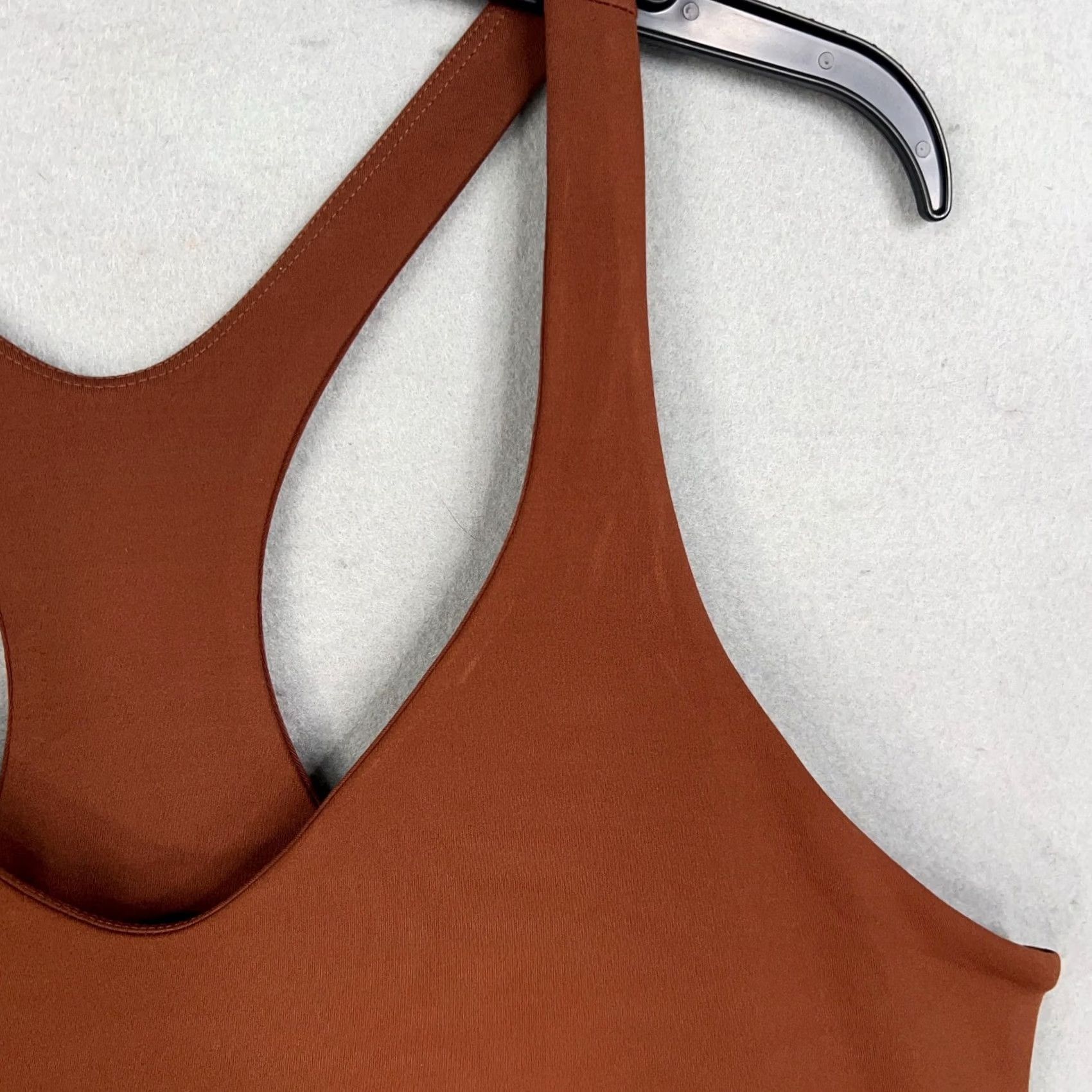 Girlfriend Collective Girlfriend Collective Dress Womens 4XL Rust Racerback Built In Shorts Pockets Sleeveless V-Neck Casual Sport Knit Jersey Polyester Spandex Size 40" / US 18 - 4 Thumbnail