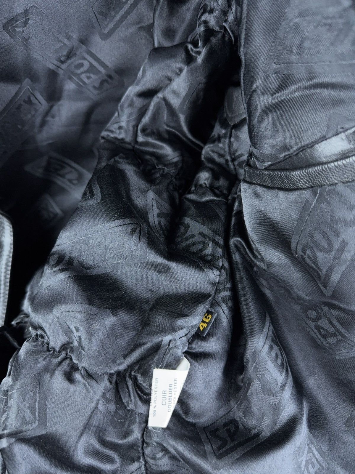 Leather Vntg 00s Heavy Leather Racing MOTO Bomber Jacket Punk Size US S / EU 44-46 / 1 - 24 Thumbnail
