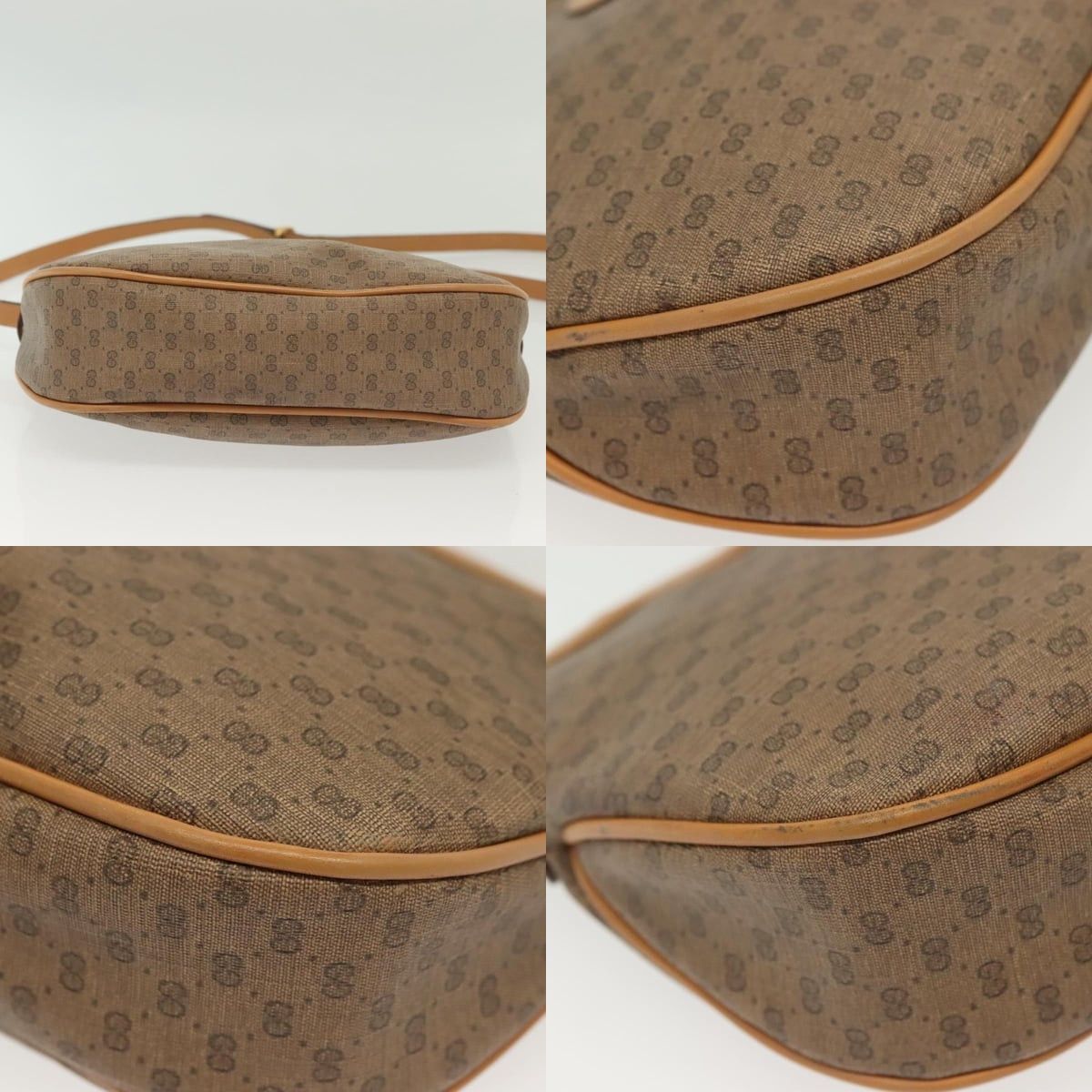 Gucci GUCCI Micro GG Supreme Shoulder Bag Pvc Beige Gold Size ONE SIZE - 10 Thumbnail