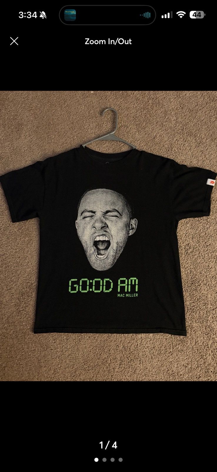 Mac Miller RARE 2015 Most Dope Mac Miller Good AM Tour Size US M / EU 48-50 / 2 - 1 Thumbnail
