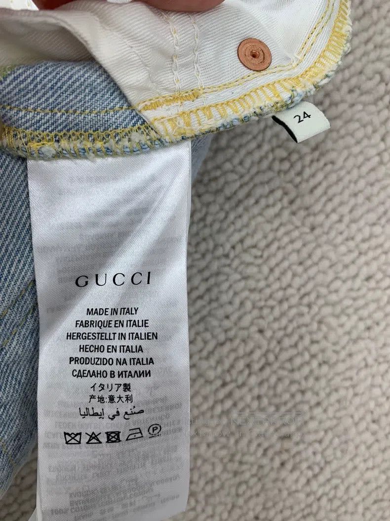 Gucci Gucci Embroidered floral denim shorts Size 24" / US 00 / IT 34 - 4 Thumbnail