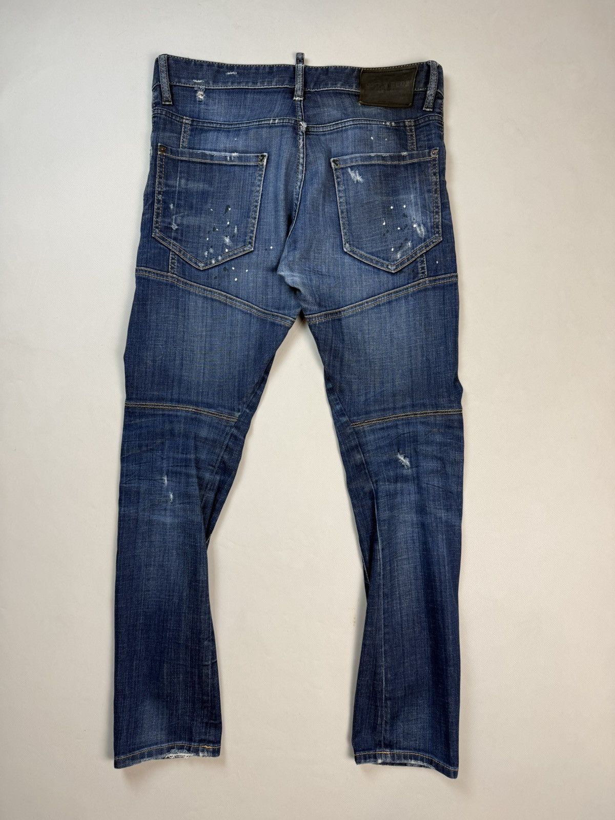 Dsquared2 Dsquared2 Men’s Distressed Denim Tidy Biker Jeans Size 48 Size US 32 / EU 48 - 17 Thumbnail