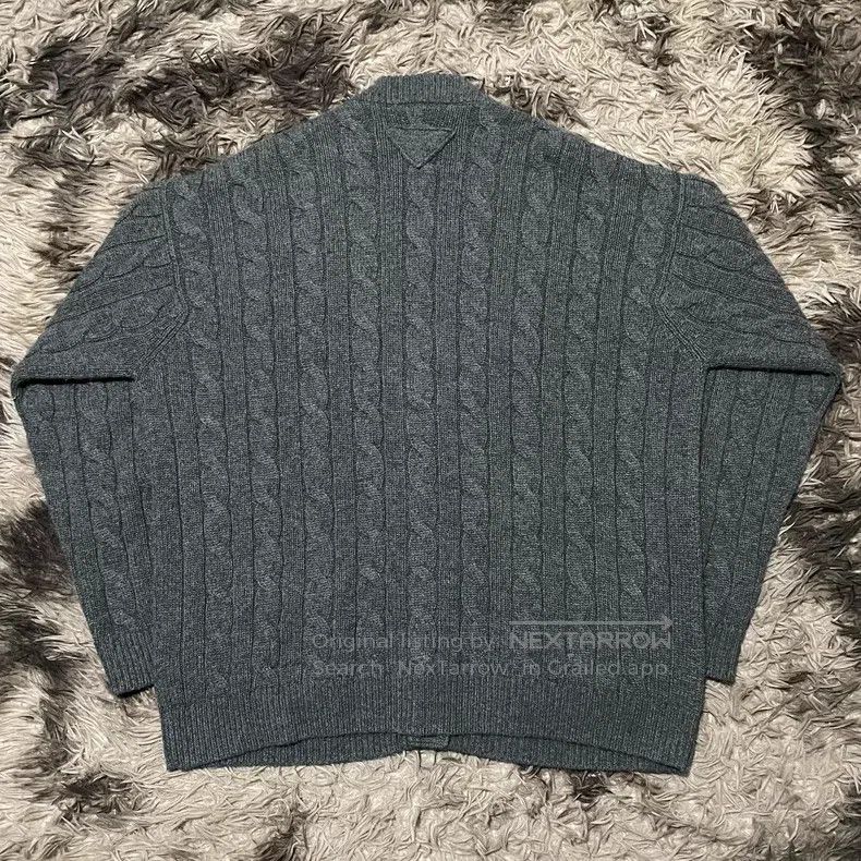 Prada Prada Wool and Cashmere Open Cardigan Size US L / EU 52-54 / 3 - 2 Thumbnail