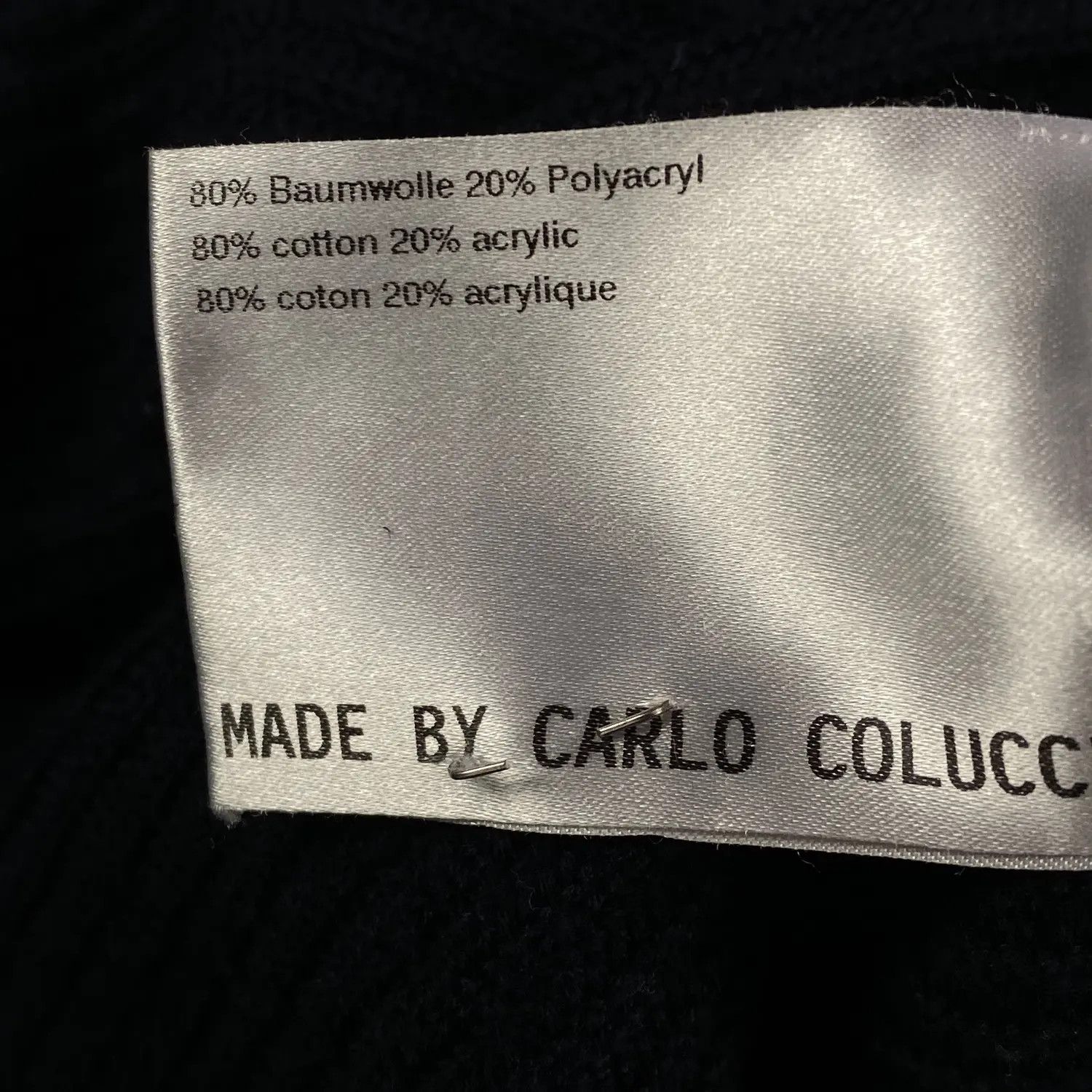 Carlo Colucci Mens Carlo Colucci Vintage Zip Jumper Size 48 Size US M / EU 48-50 / 2 - 7 Thumbnail