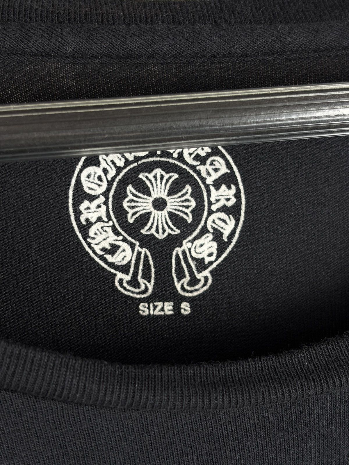Chrome Hearts Chrome Hearts Distressed Logo Raw Hem Tshirt Size S / US 4 / IT 40 - 6 Thumbnail