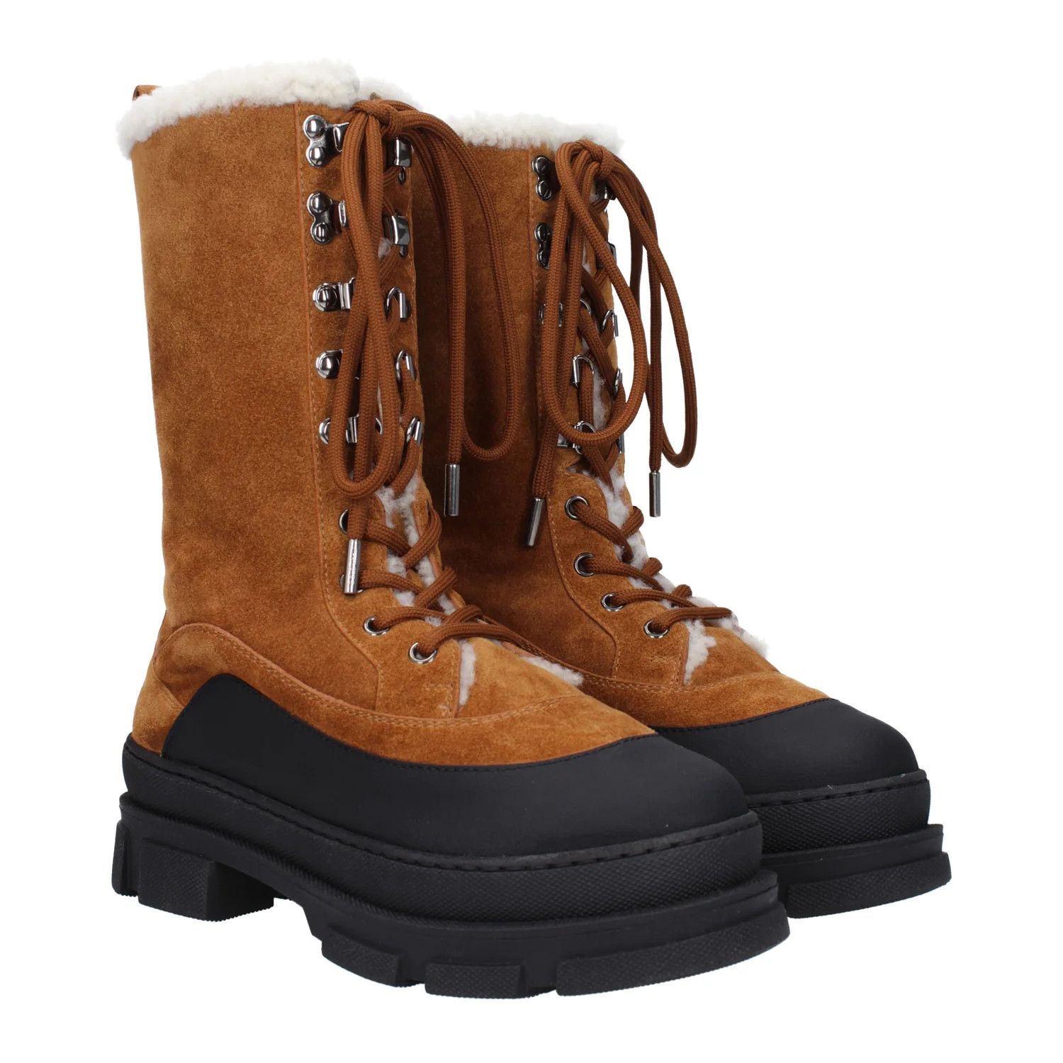 Jimmy Choo ob1o1e1124 Suede Ankle Boots in Brown Size US 8 / IT 38 - 2 Thumbnail