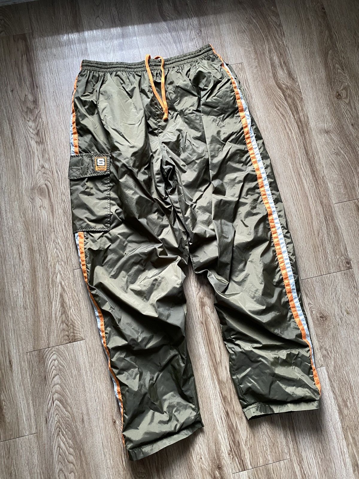 Spalding Vintage Spalding Y2K Baggy Track Pants Size US 36 / EU 52 - 3 Thumbnail