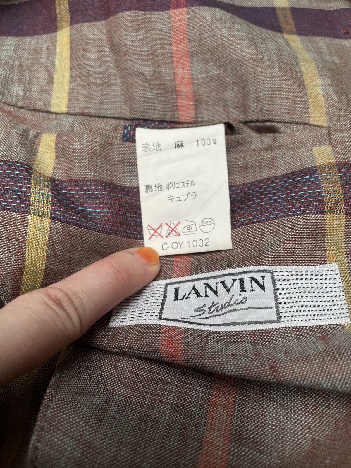 Lanvin Vintage Brand Lanvin Studio Jacket 2000s Size US L / EU 52-54 / 3 - 8 Thumbnail