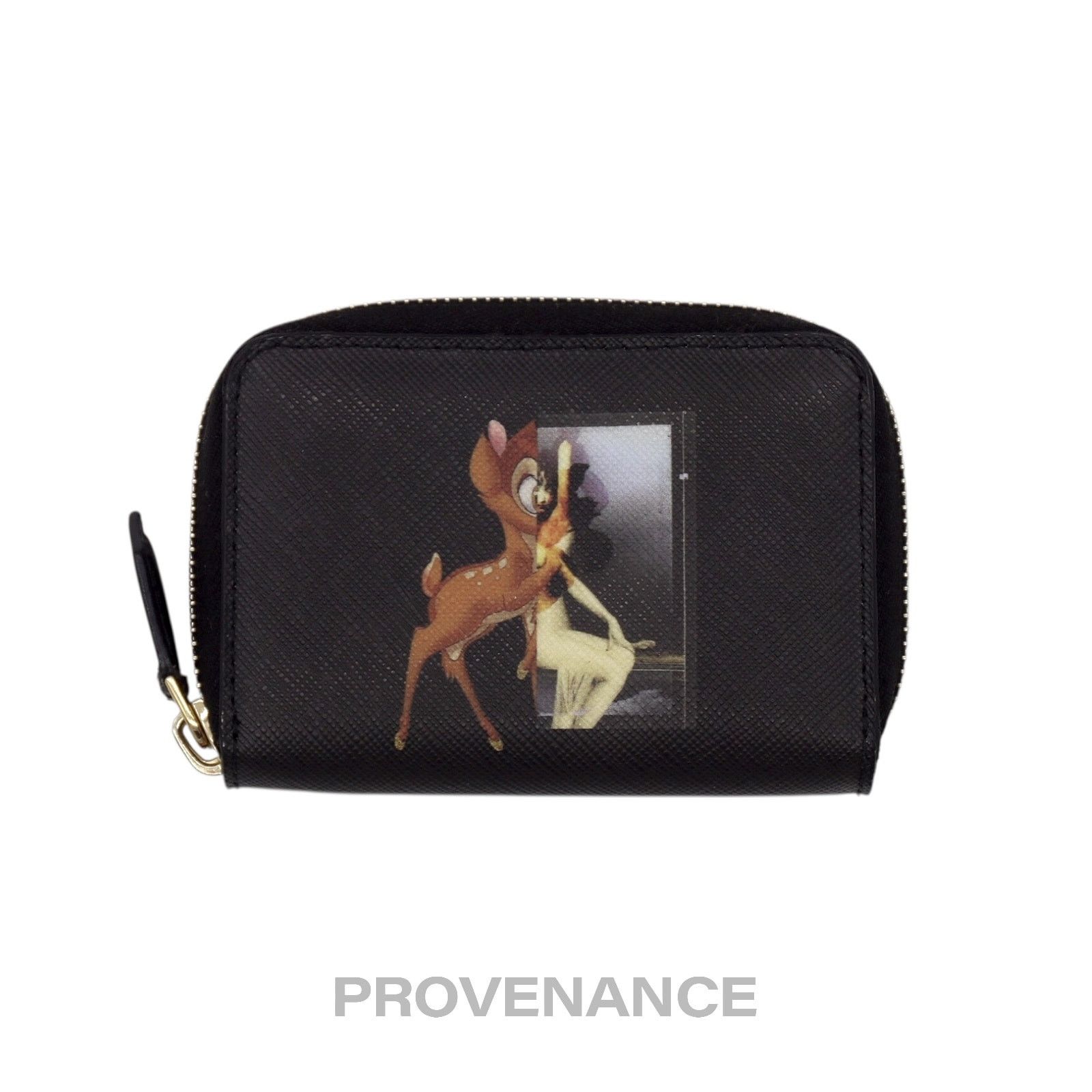 Givenchy 🔴 Givenchy Bambi Zip Card Wallet - Black Size ONE SIZE - 1 Thumbnail