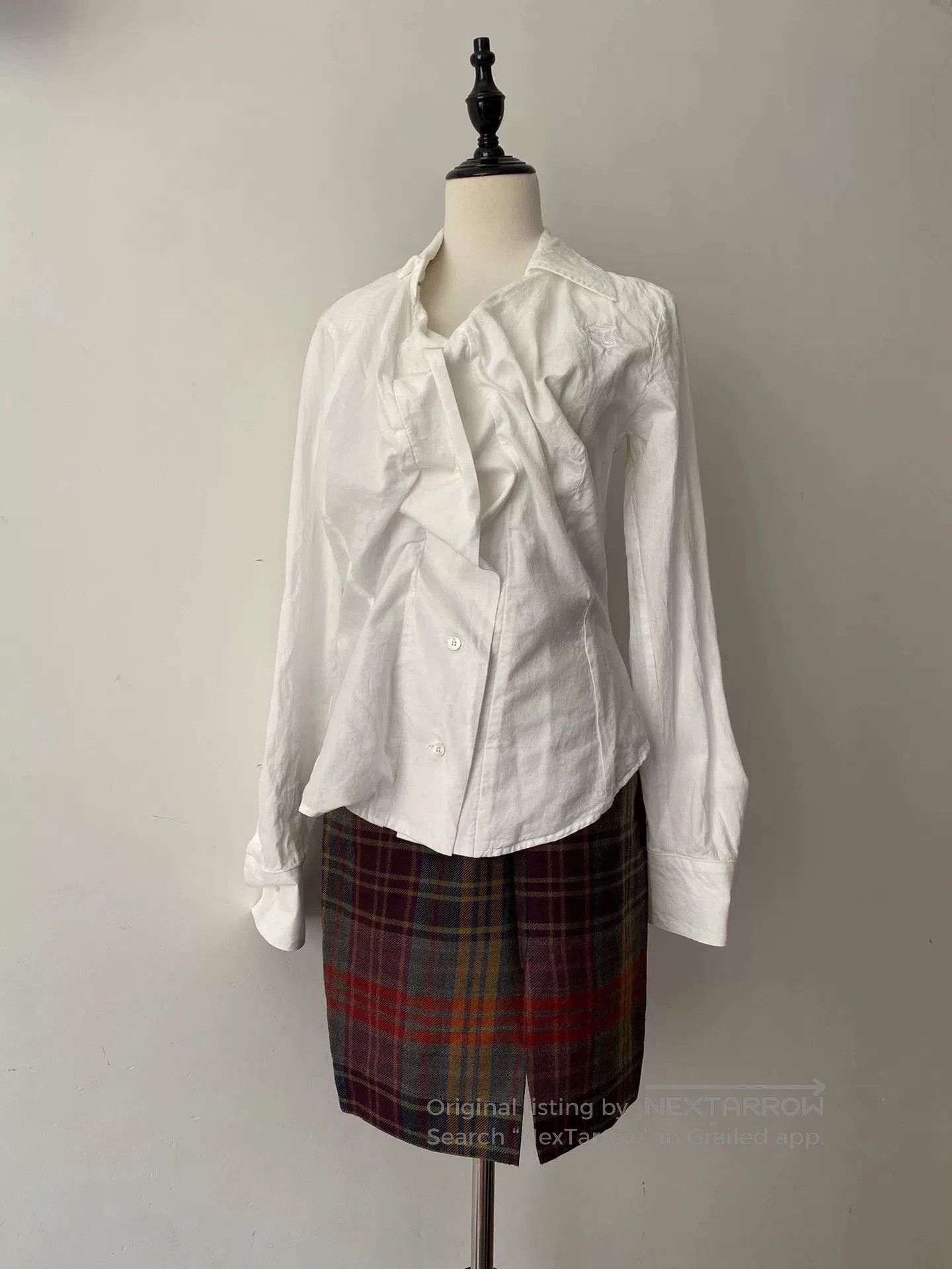 Vivienne Westwood vivienne westwood white drunken shirt. Size L / US 10 / IT 46 - 5 Thumbnail