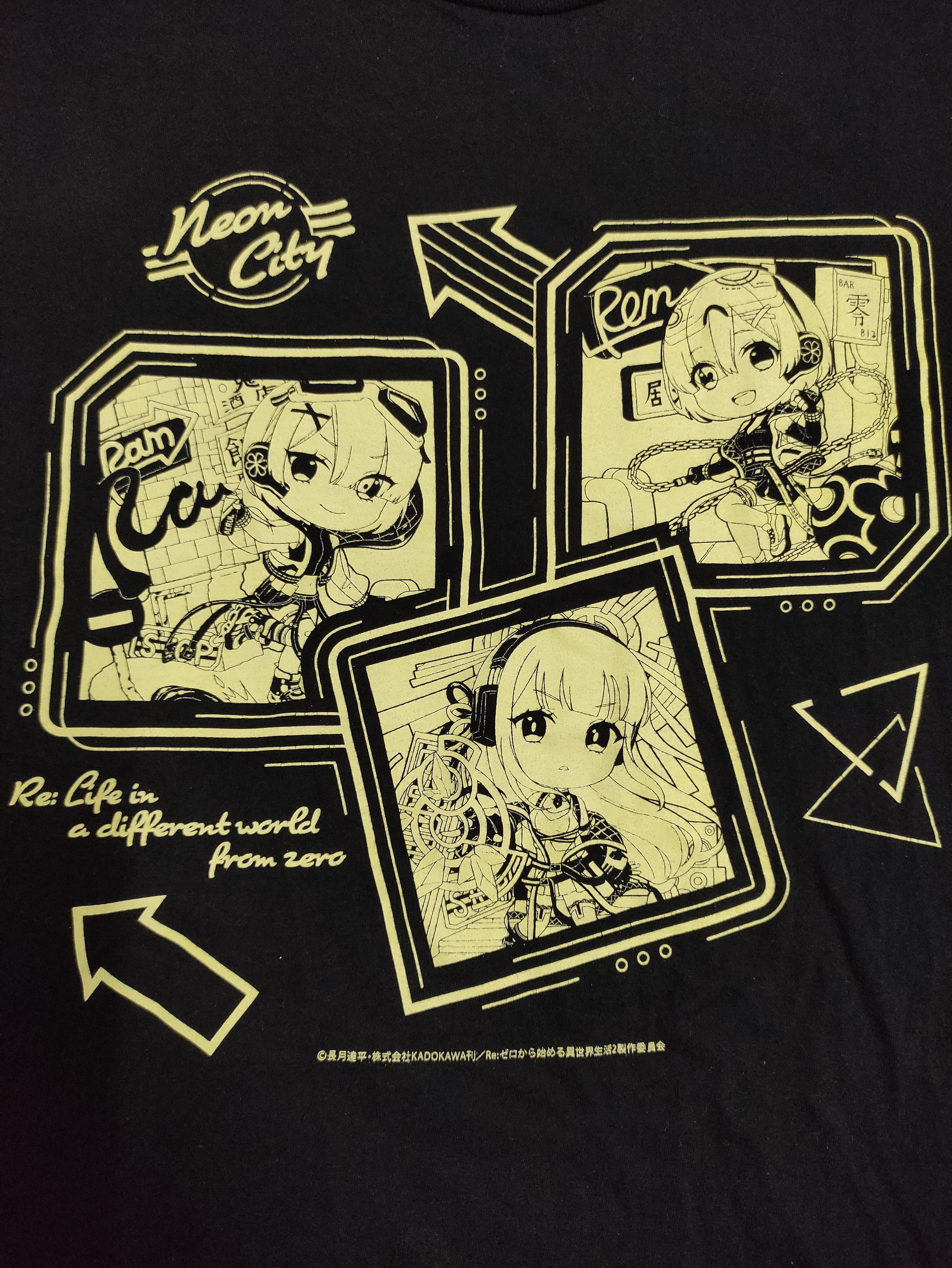 Anime RE: ZERO NEON CITY KADOKAWA ANIME MOVIE TEE Size US L / EU 52-54 / 3 - 3 Thumbnail