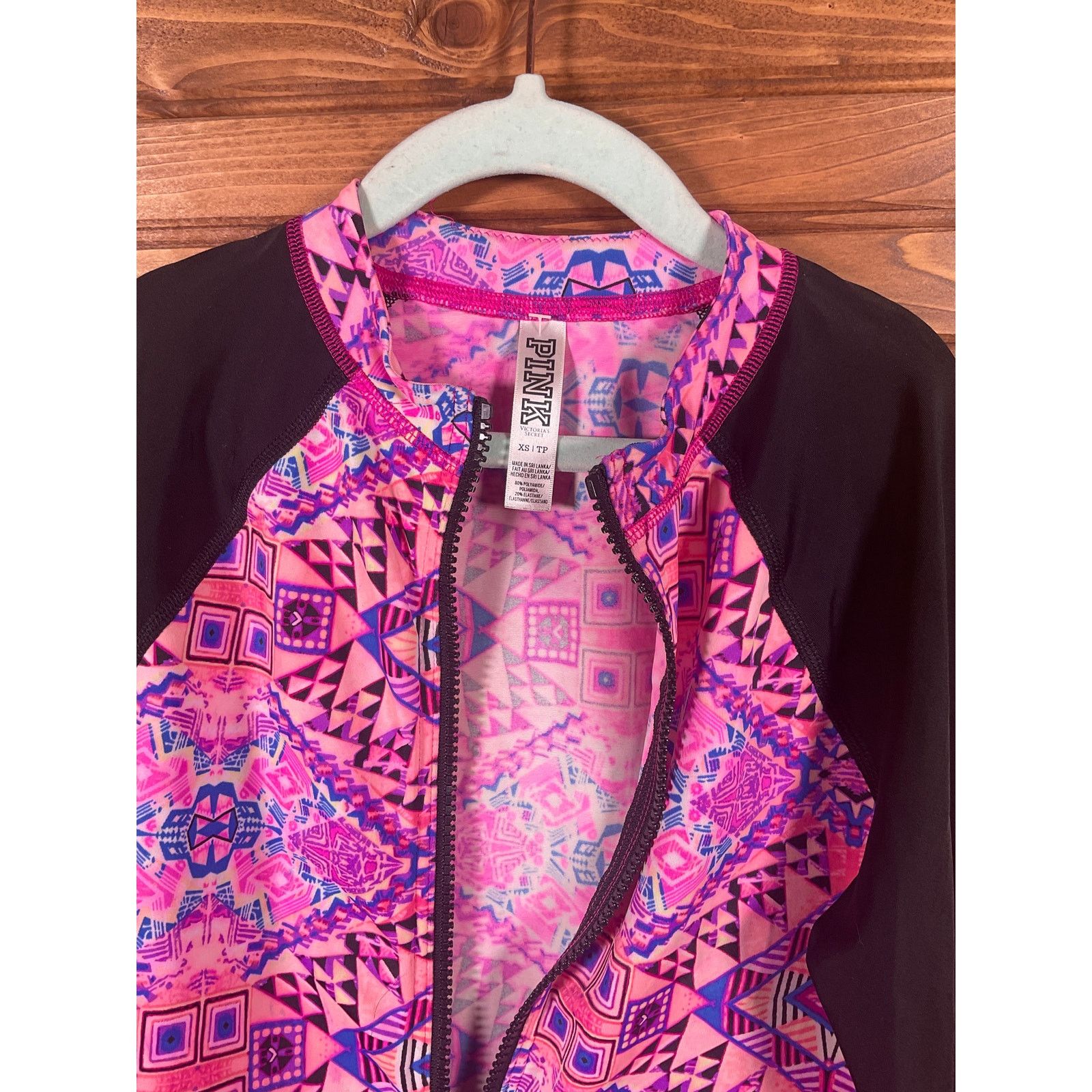 Pink PINK by Victorias Secret Long Sleeve Swim Workout Tank XS Size XS / US 0-2 / IT 36-38 - 3 Thumbnail