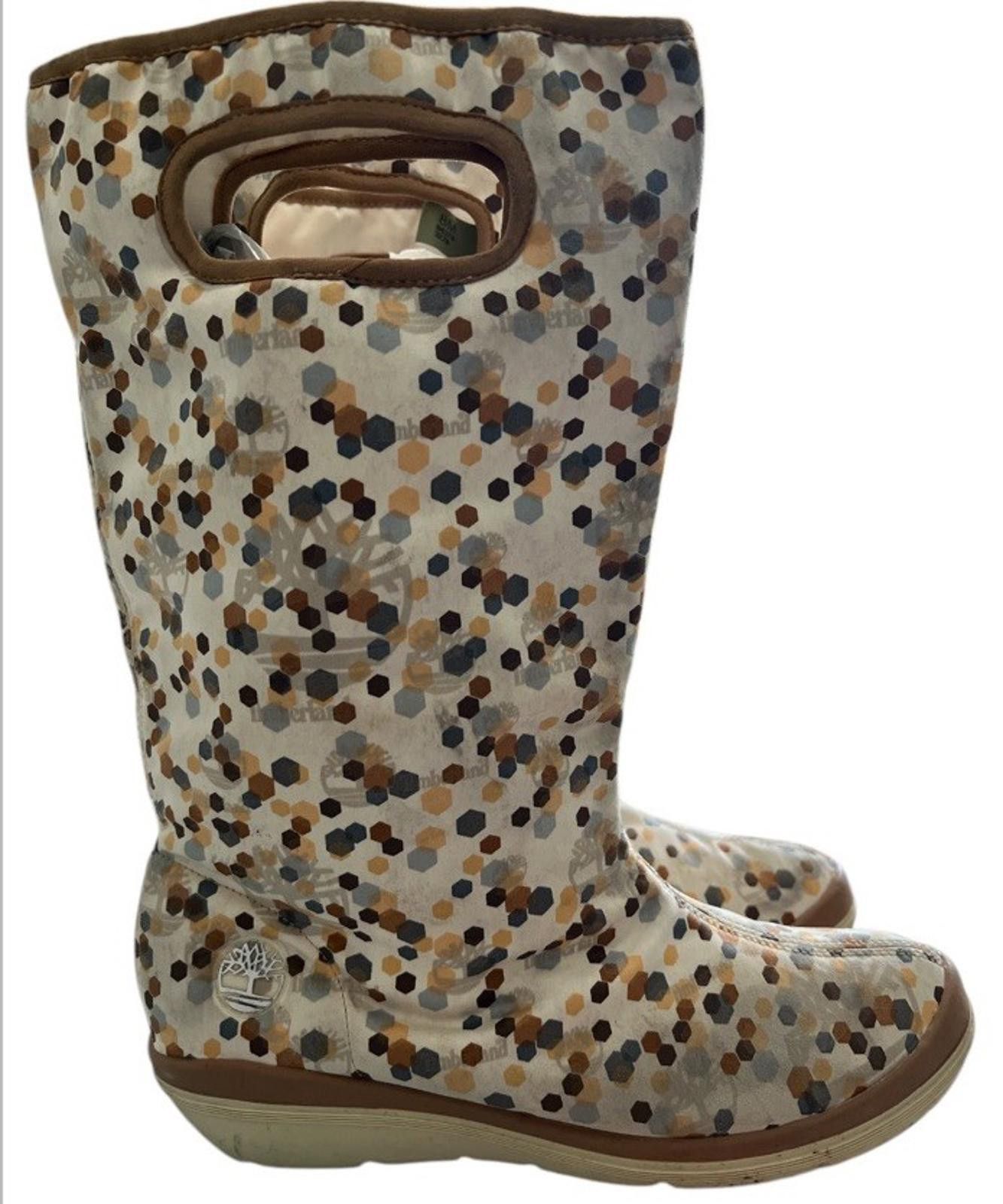 Timberland Timberland Women Boots Kickadilla Cream Beige Medium 84374 Size US 8 / IT 38 - 2 Thumbnail