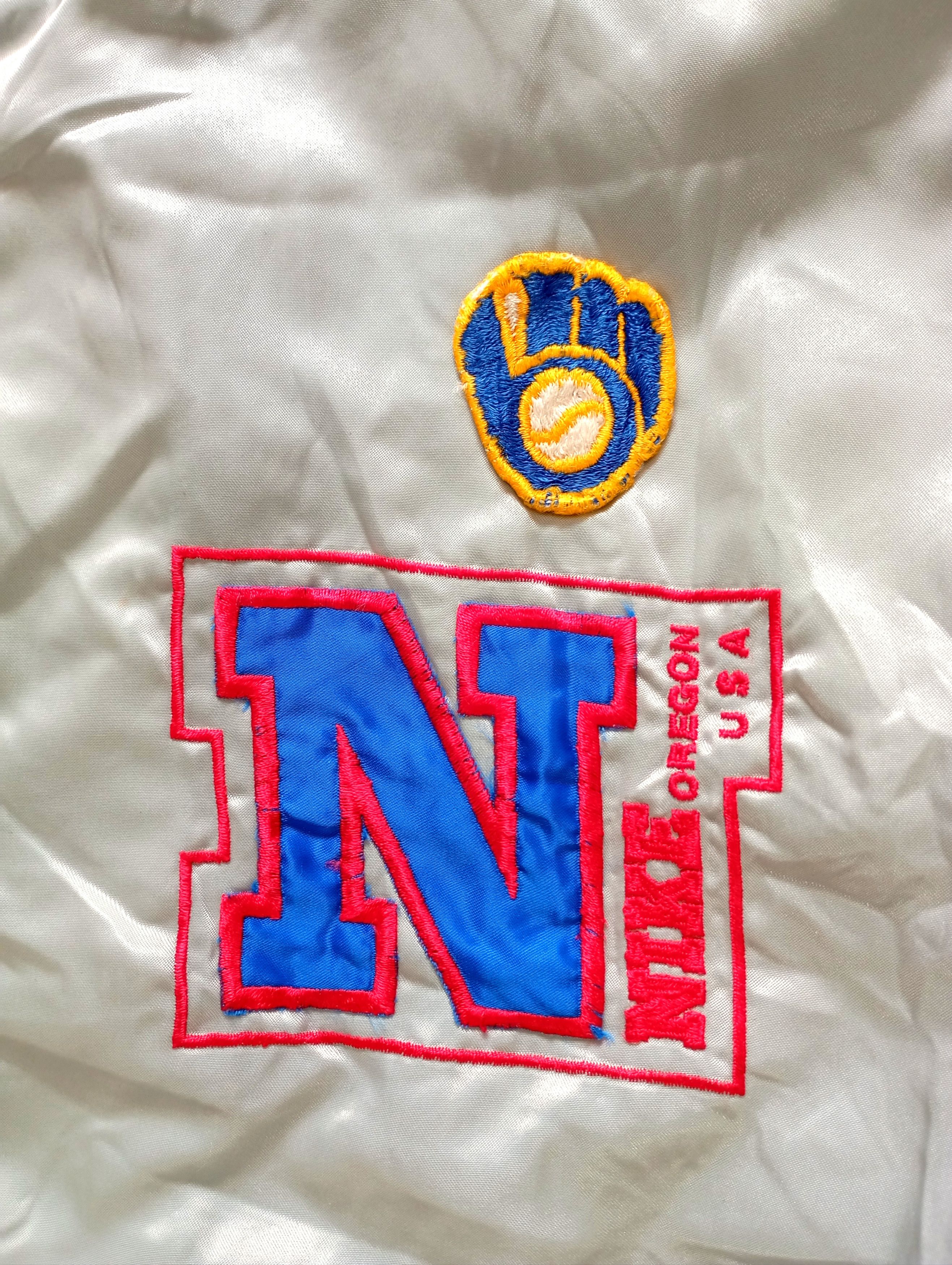 Nike × Vintage Nike Oregon USA Vintage Varsity Jacket Size US XL / EU 56 / 4 - 5 Thumbnail