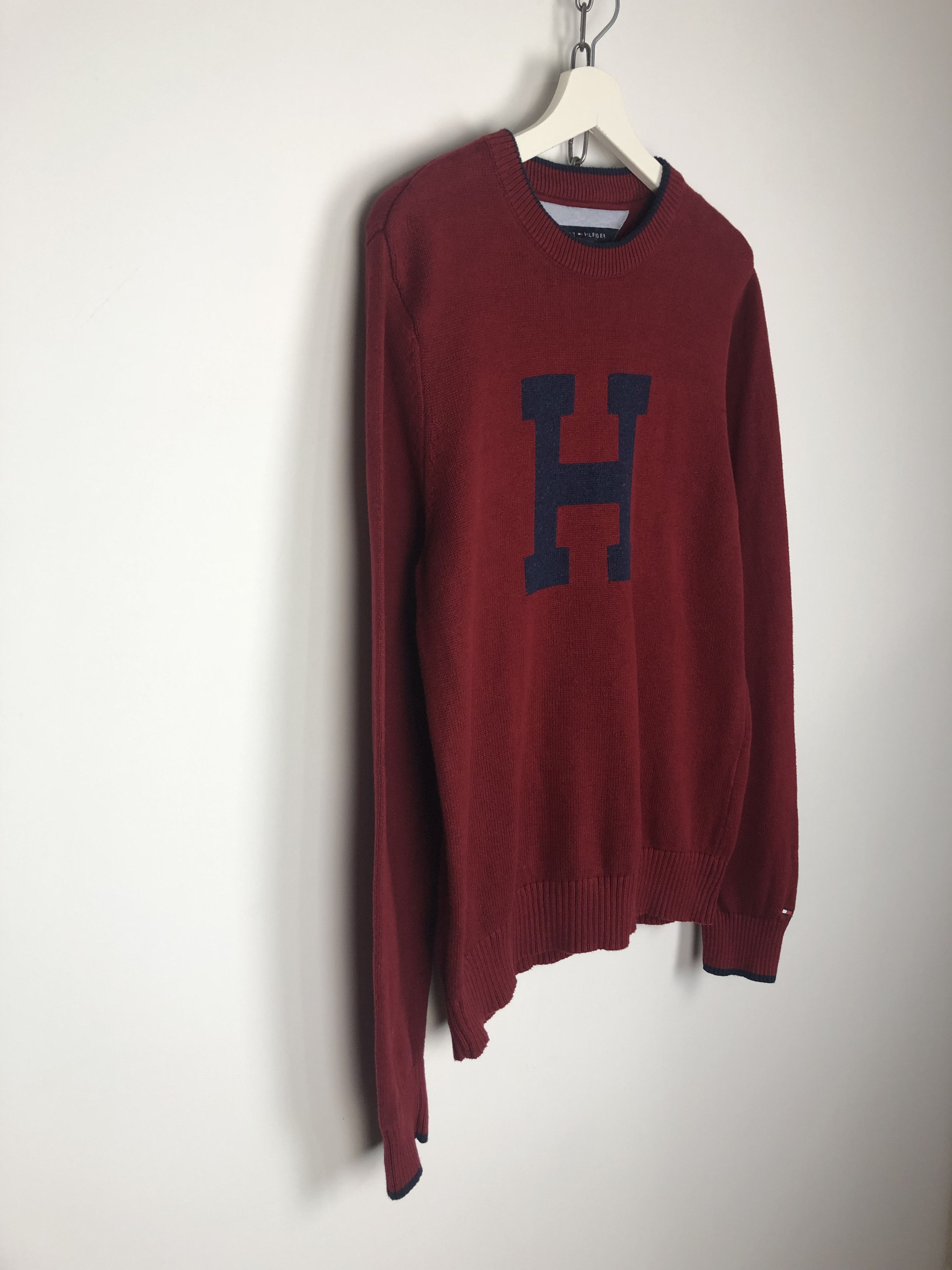 Tommy Hilfiger Tommy Hilfiger Sweater Knit Crewneck Big Logo size M Size US M / EU 48-50 / 2 - 5 Thumbnail