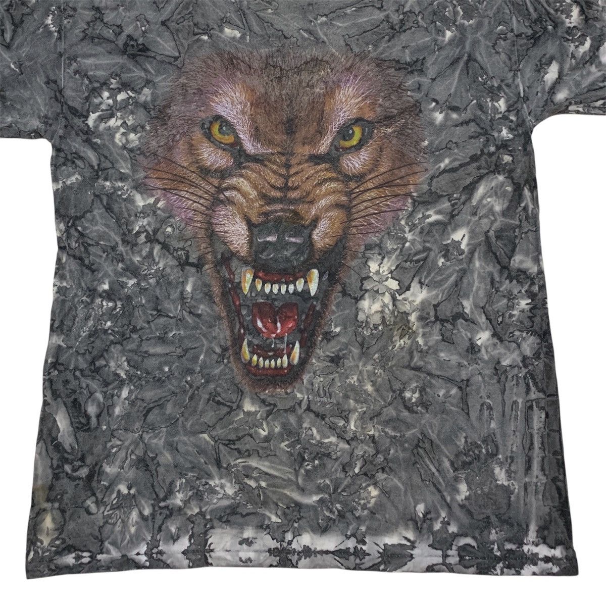 Vintage Vtg Four Seasons Designs Fox Tie Dye T-Shirt Size US XL / EU 56 / 4 - 3 Thumbnail