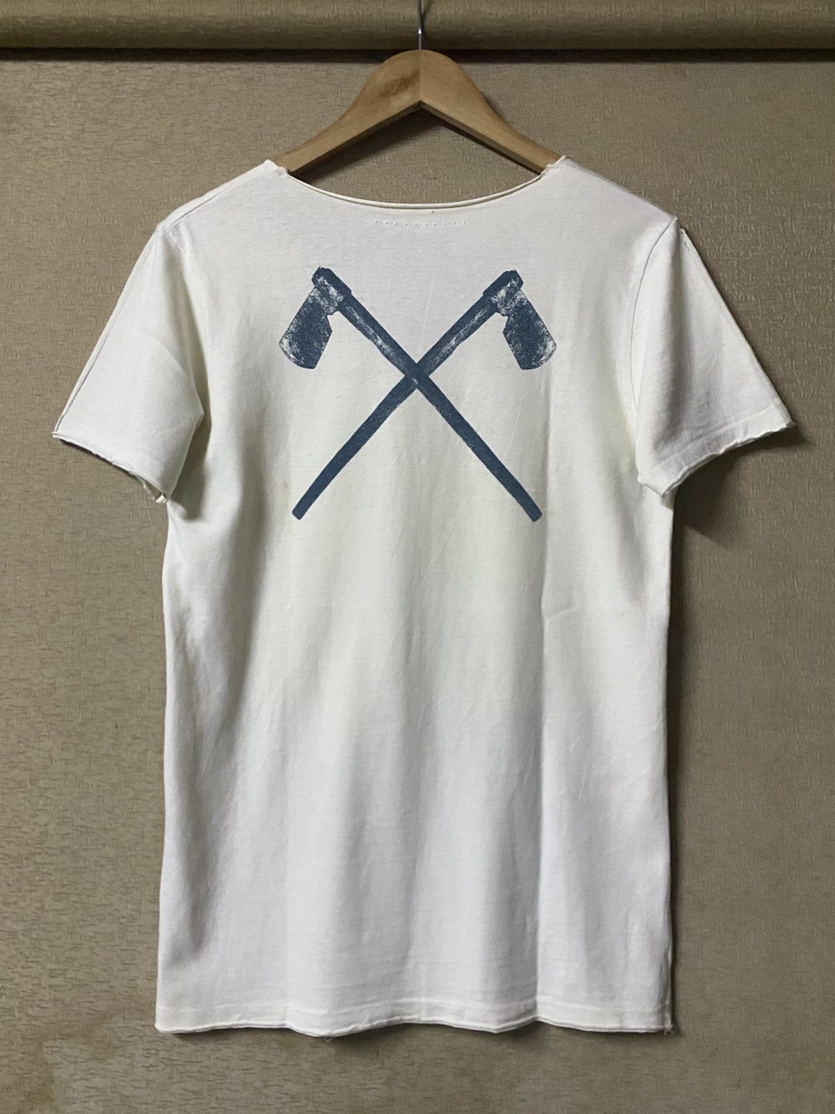 Japanese Brand Japan NEXT SMO 001 Model Overprint Chains Graphic Tee Size US M / EU 48-50 / 2 - 9 Thumbnail
