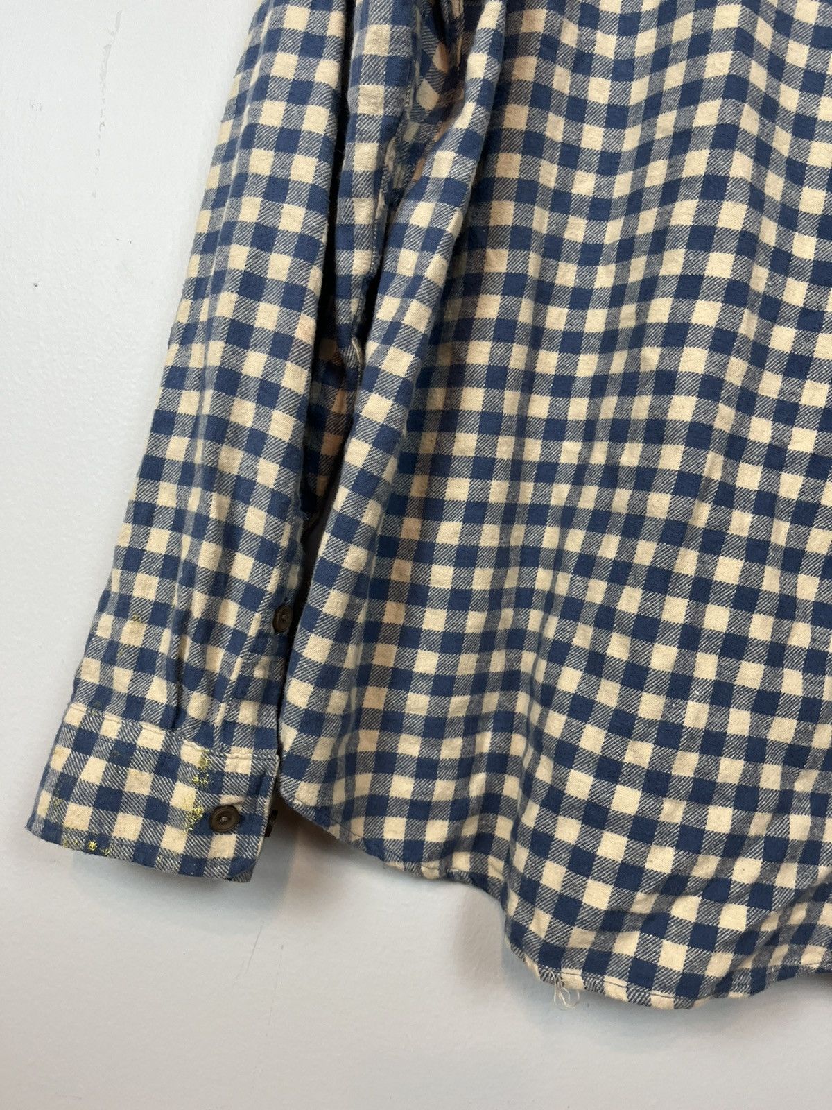 Japanese Brand The Normal Brand blue & cream Flannel Size US L / EU 52-54 / 3 - 10 Thumbnail