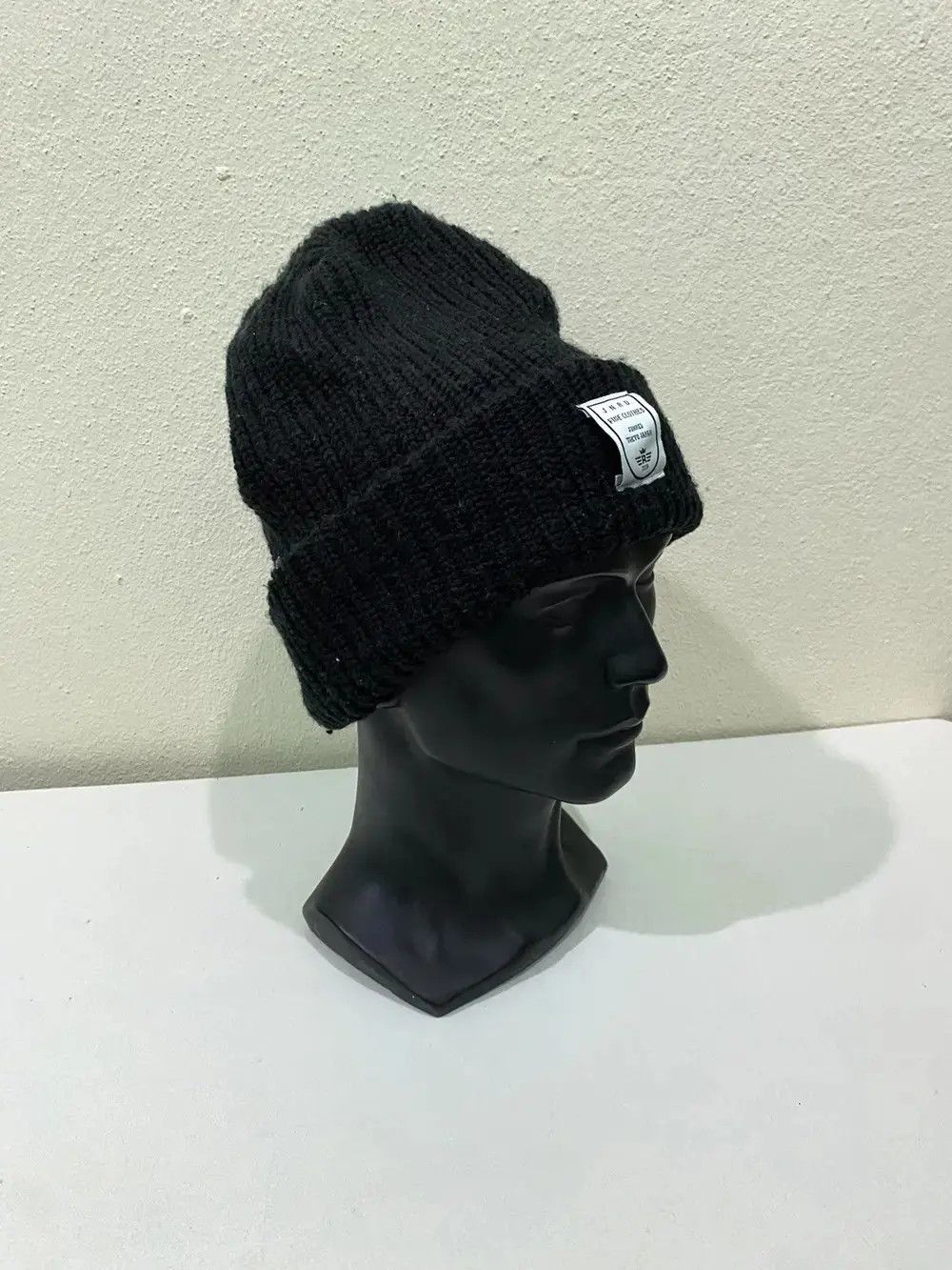 Japanese Brand × Vintage Japanese Brand Junred Knit Beanie Hat Size ONE SIZE - 3 Thumbnail