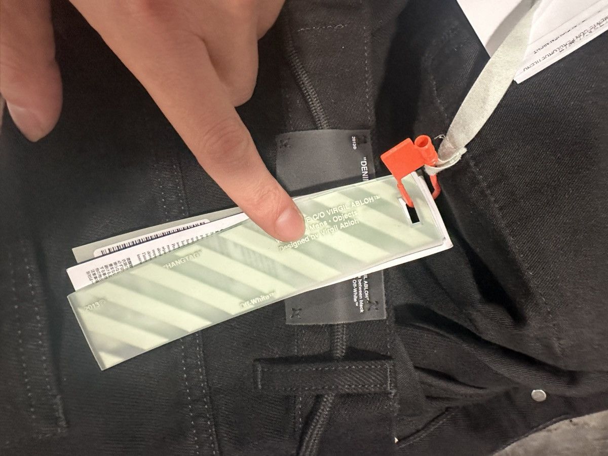 Ev Bravado × Off-White OFF WHITE X EV BRAVADO 5 POCKET DENIM JEANS Size US 33 - 14 Thumbnail