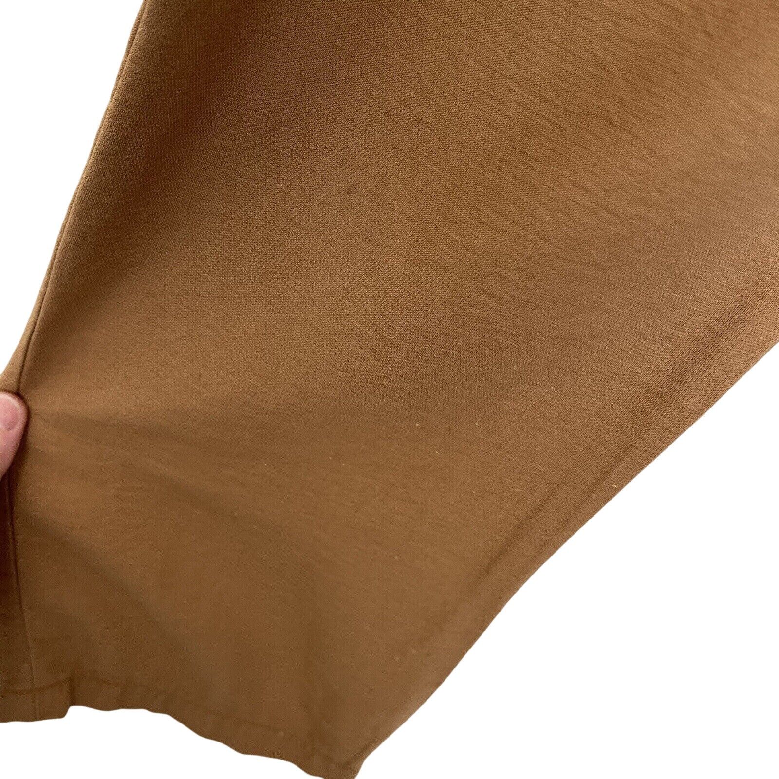 Anthropologie Leith | Camel Tan Pleated Taper Leg Trouser Pants Sz Medium Size 30" / US 8 / IT 44 - 5 Thumbnail