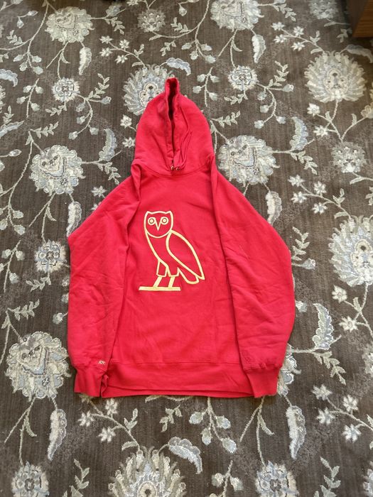 Red best sale ovo sweater