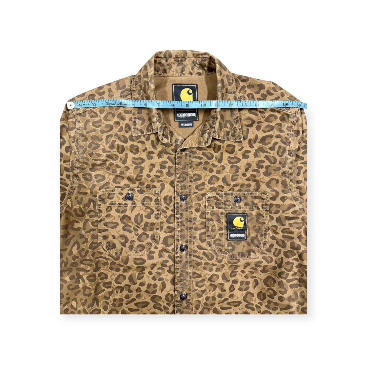 Carhartt × Neighborhood Carhartt Wip X Neighborhood L/S Tracy Leopard Shirt Size US M / EU 48-50 / 2 - 14 Thumbnail