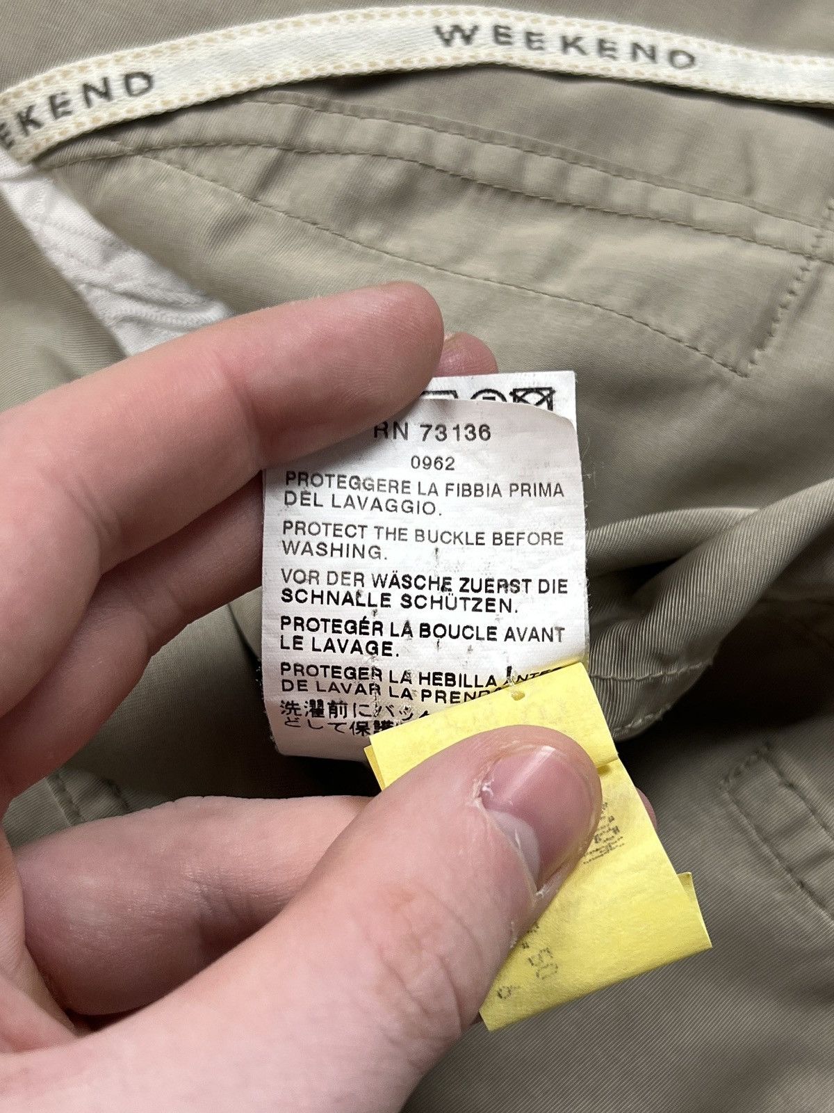 Weekend Max Mara Weekend Max Mara Belted Nylon Military Style Jacket (Y0040) Size L / US 10 / IT 46 - 15 Thumbnail