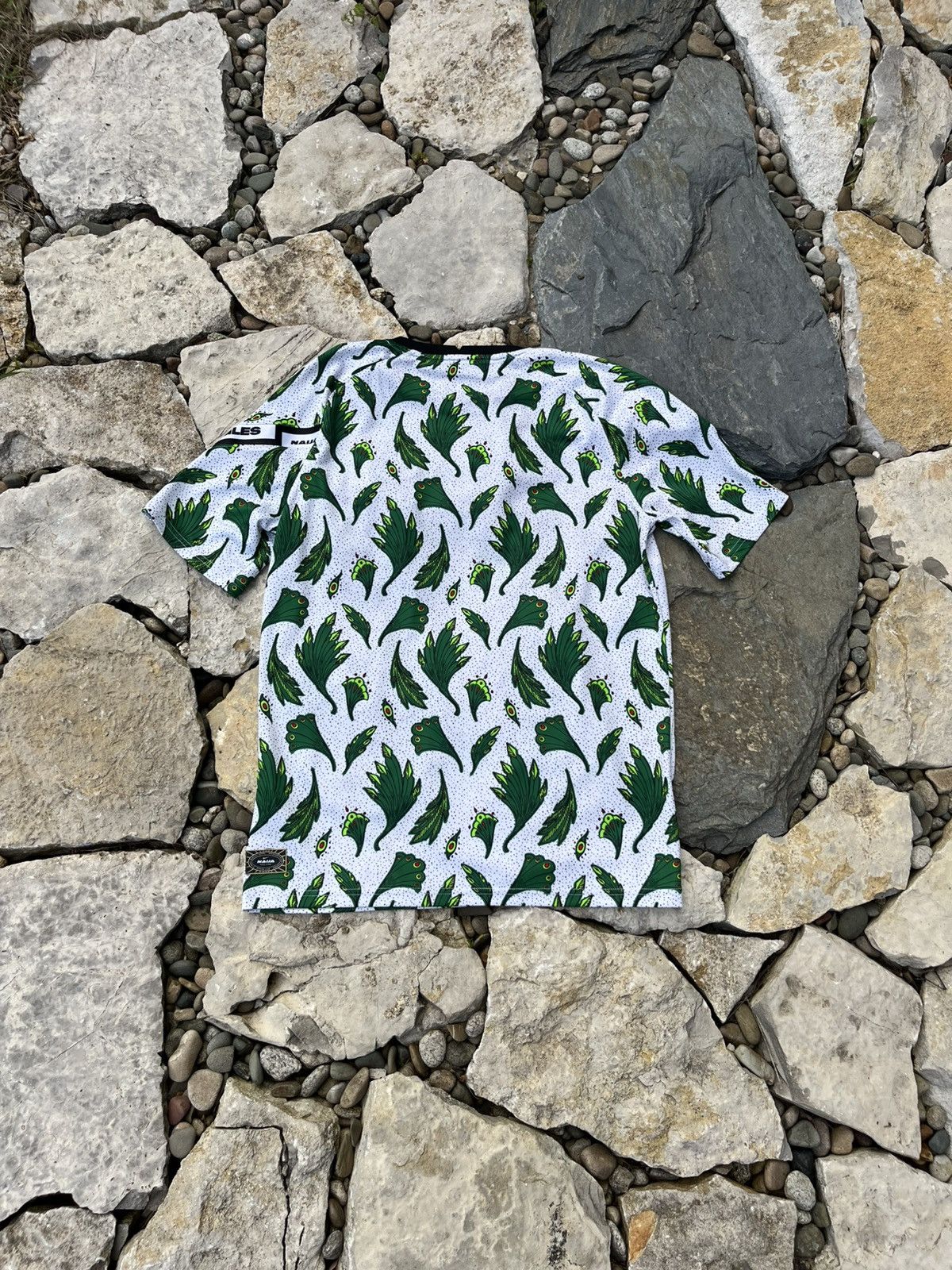 Nike Nike pre match Nigeria national team 2020 patterned jersey Size US L / EU 52-54 / 3 - 2 Thumbnail
