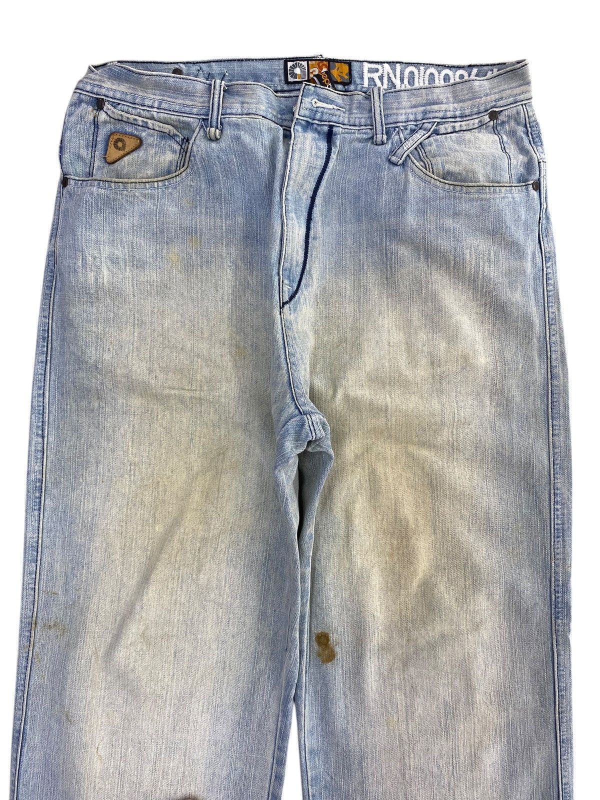 Japanese Brand Japanese Brand Light Faded Wash Style Loose Jeans Size US 34 / EU 50 - 2 Thumbnail