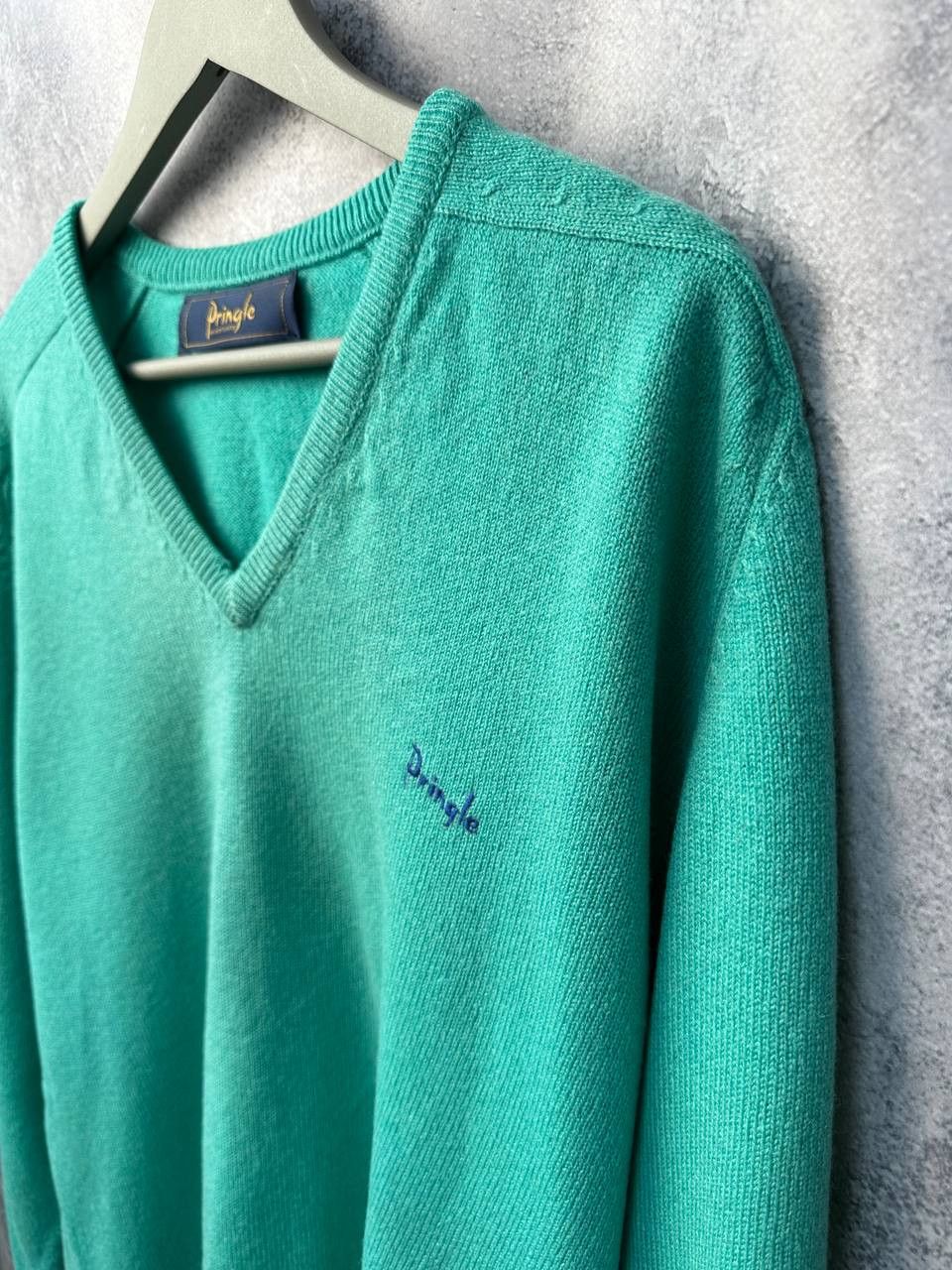 Pringle Of Scotland Pringle of Scotland V-Neck Sweater Pullover Size US XL / EU 56 / 4 - 6 Thumbnail