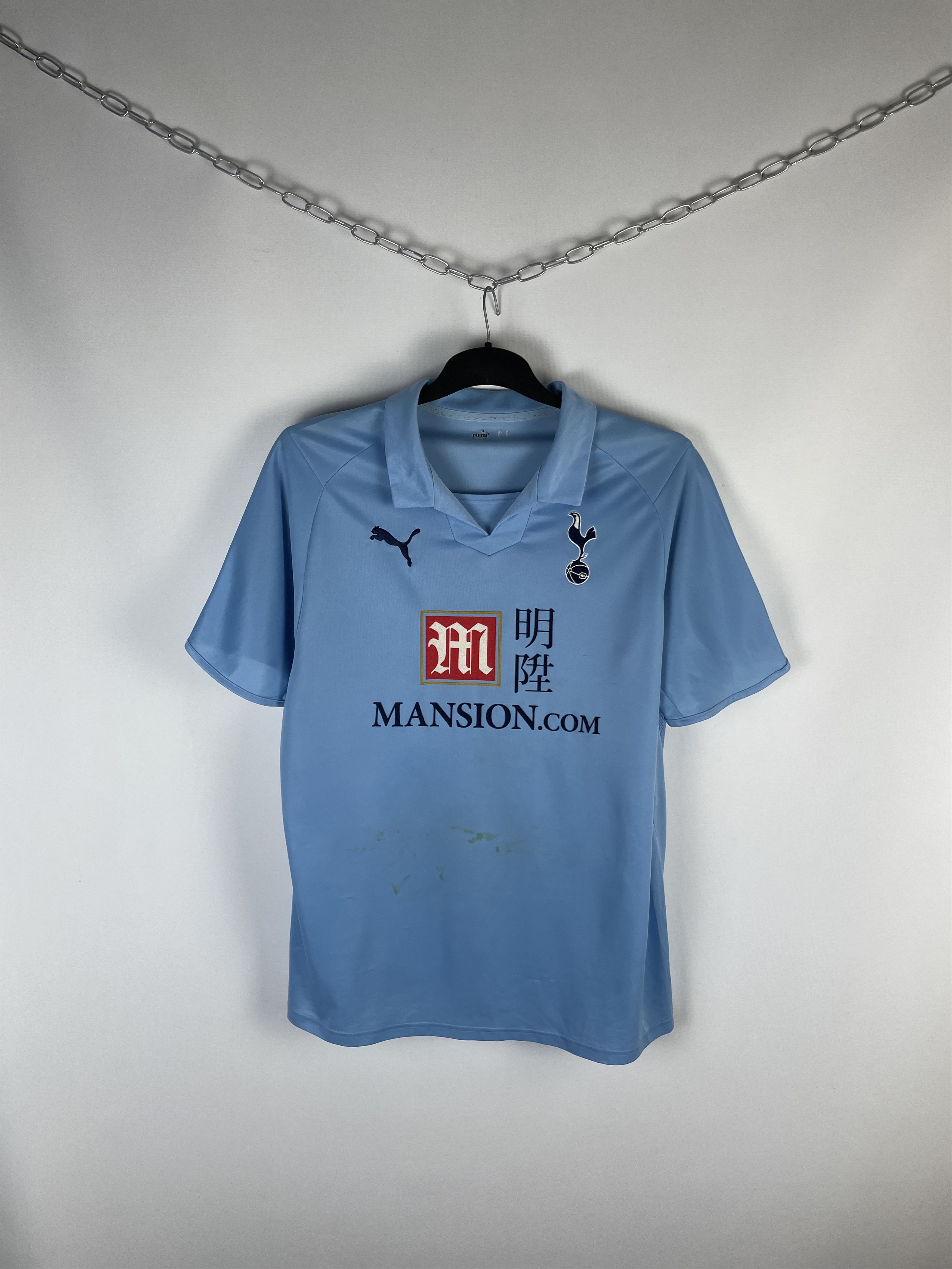 Vintage Puma Tottenham soccer jersey blue