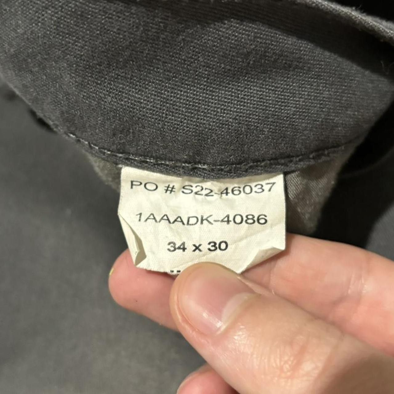 Vintage Vintage Style Trashed Grey Cargo Pants Size US 36 / EU 52 - 5 Thumbnail