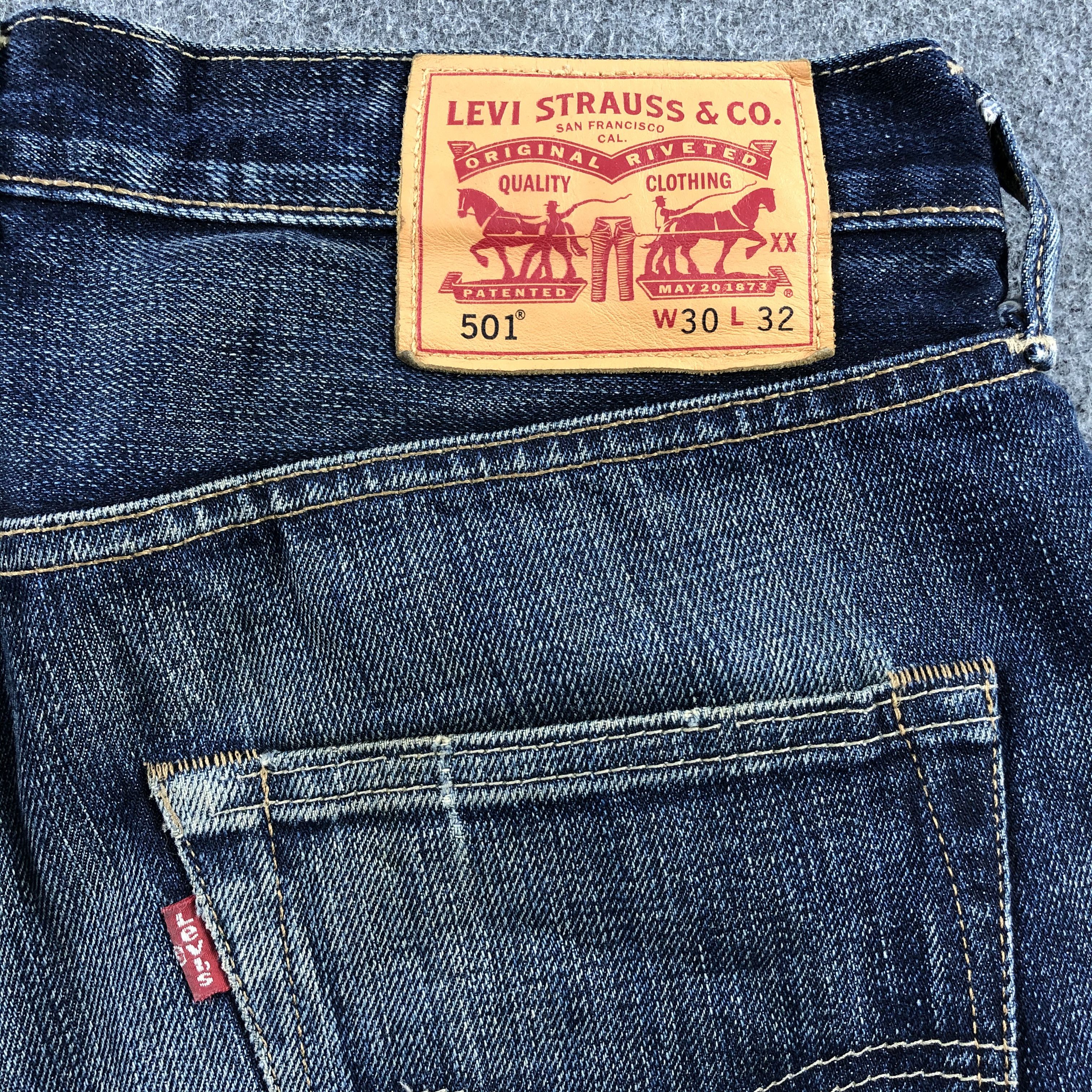 Levi's Vintage Blue Whiskers Levis 501 Jeans-JM1002 Size US 31 - 6 Thumbnail