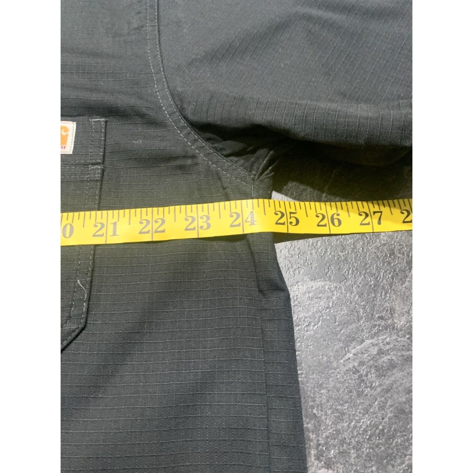 Carhartt CARHARTT Scrub Top Medical Black Short Sleeve Adult Large Rip Stop Mens Size US L / EU 52-54 / 3 - 7 Thumbnail