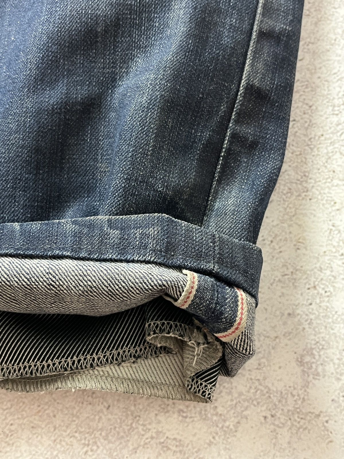 THE ROKKER COMPANY Rokker Company Selvedge Raw Denim Motorcycle Jeans Size US 32 / EU 48 - 10 Thumbnail